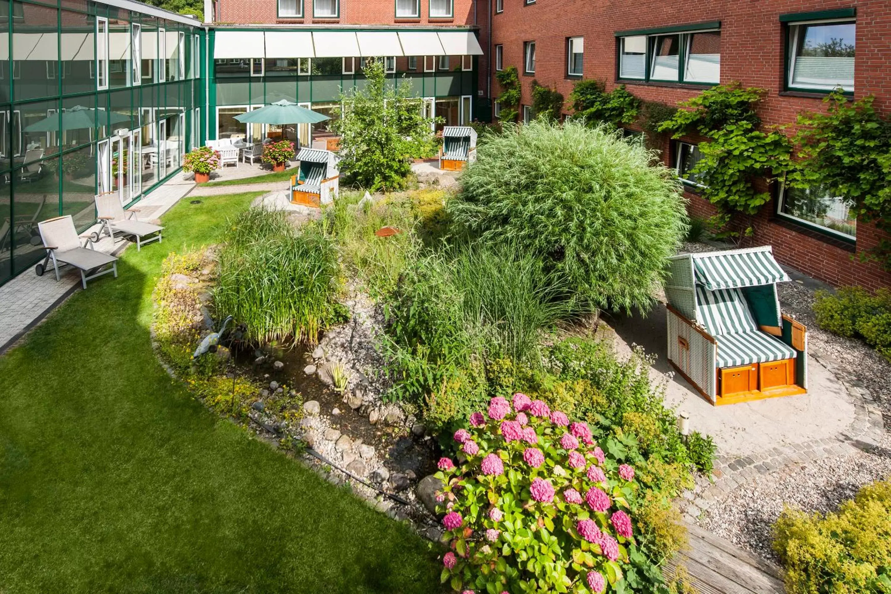 Garden in Hotel Birke, Ringhotel Kiel
