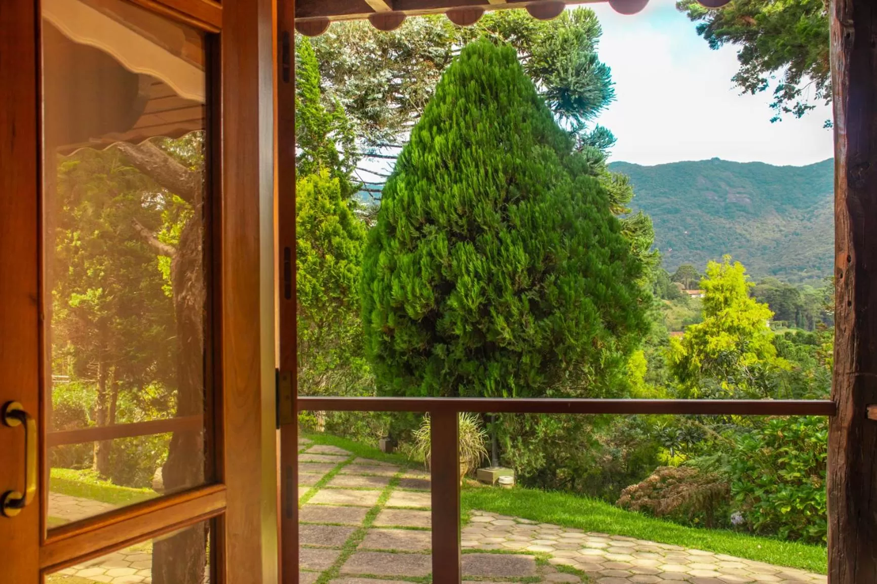 Garden view in Pousada Ricanto Amore Mio