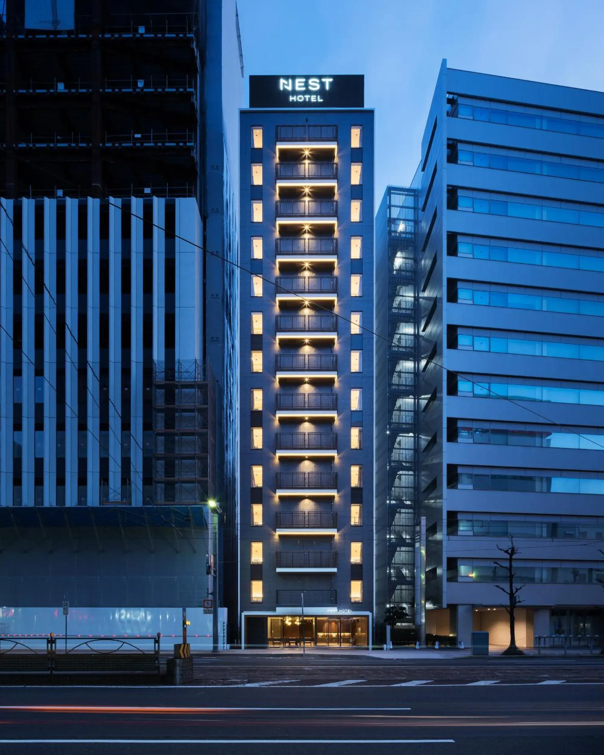 Facade/entrance, Property Building in Nest Hotel Hiroshima Hatchobori