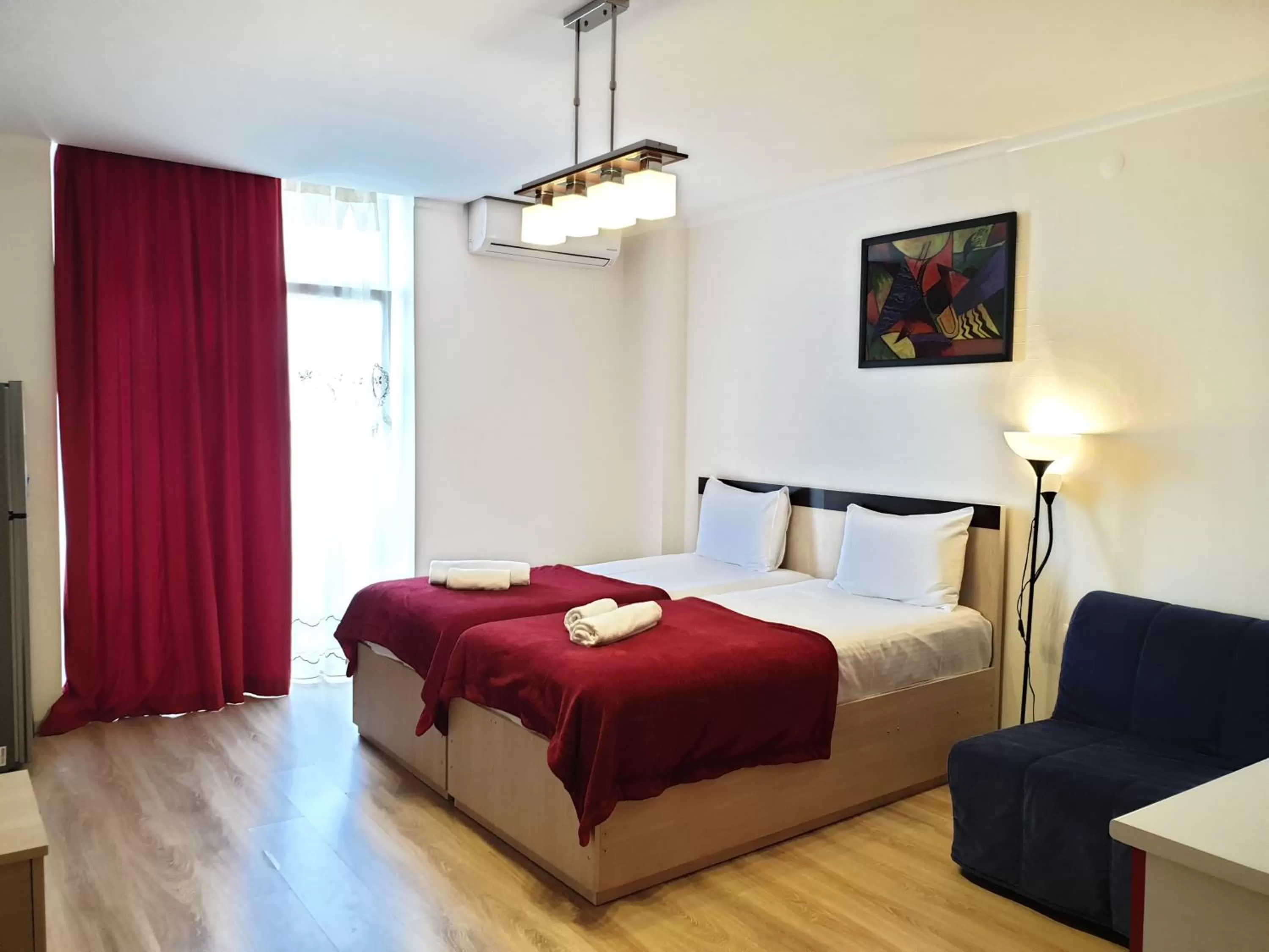 Bed in Holiday Lux Sea Towers Batumi