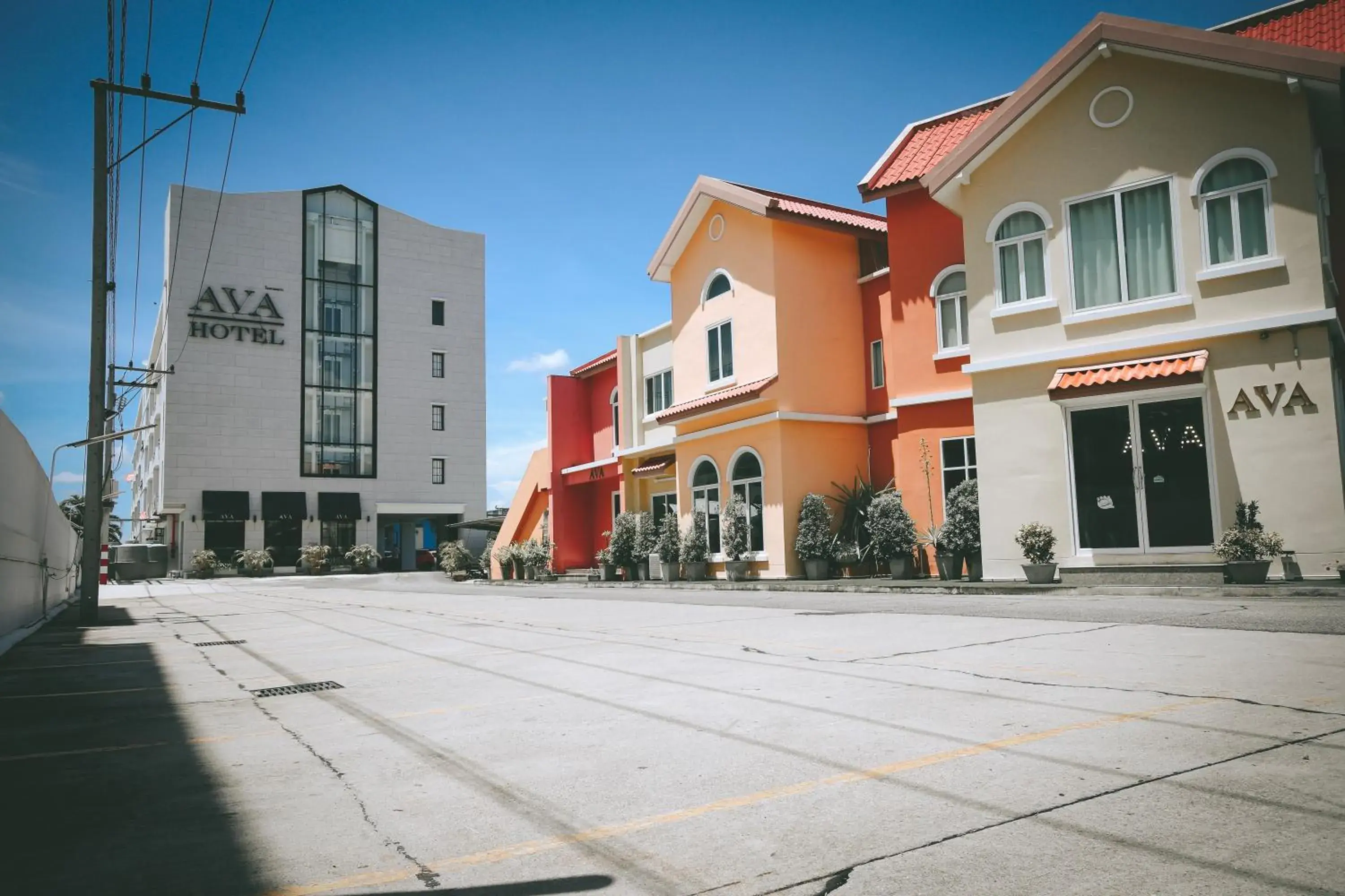 Facade/entrance in AVA Hotel