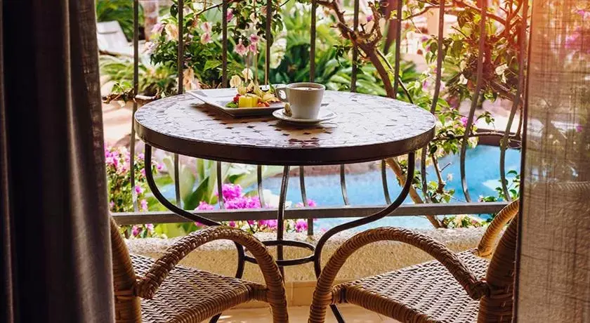 Balcony/Terrace in Hotel Swiss Moraira