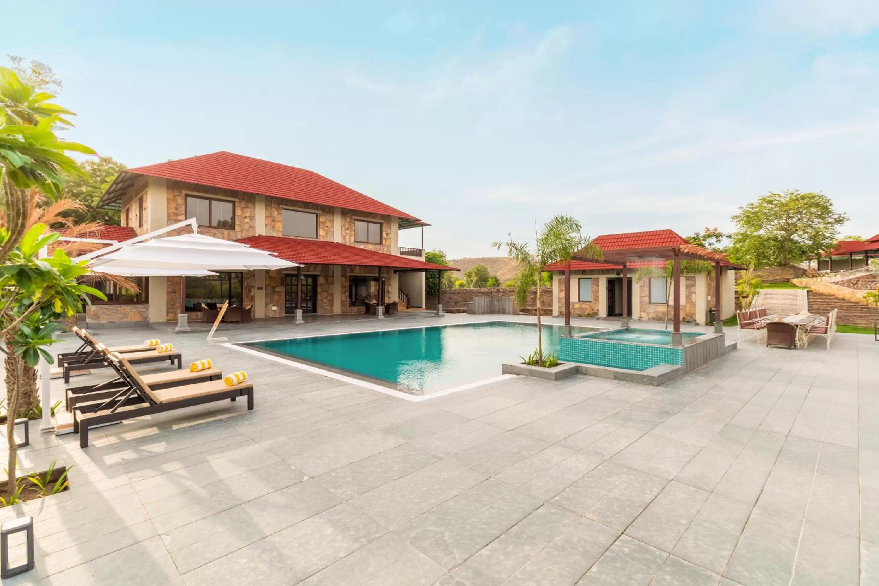 Property building in Sarasiruham Resort - Private Pool Villa in Udaipur