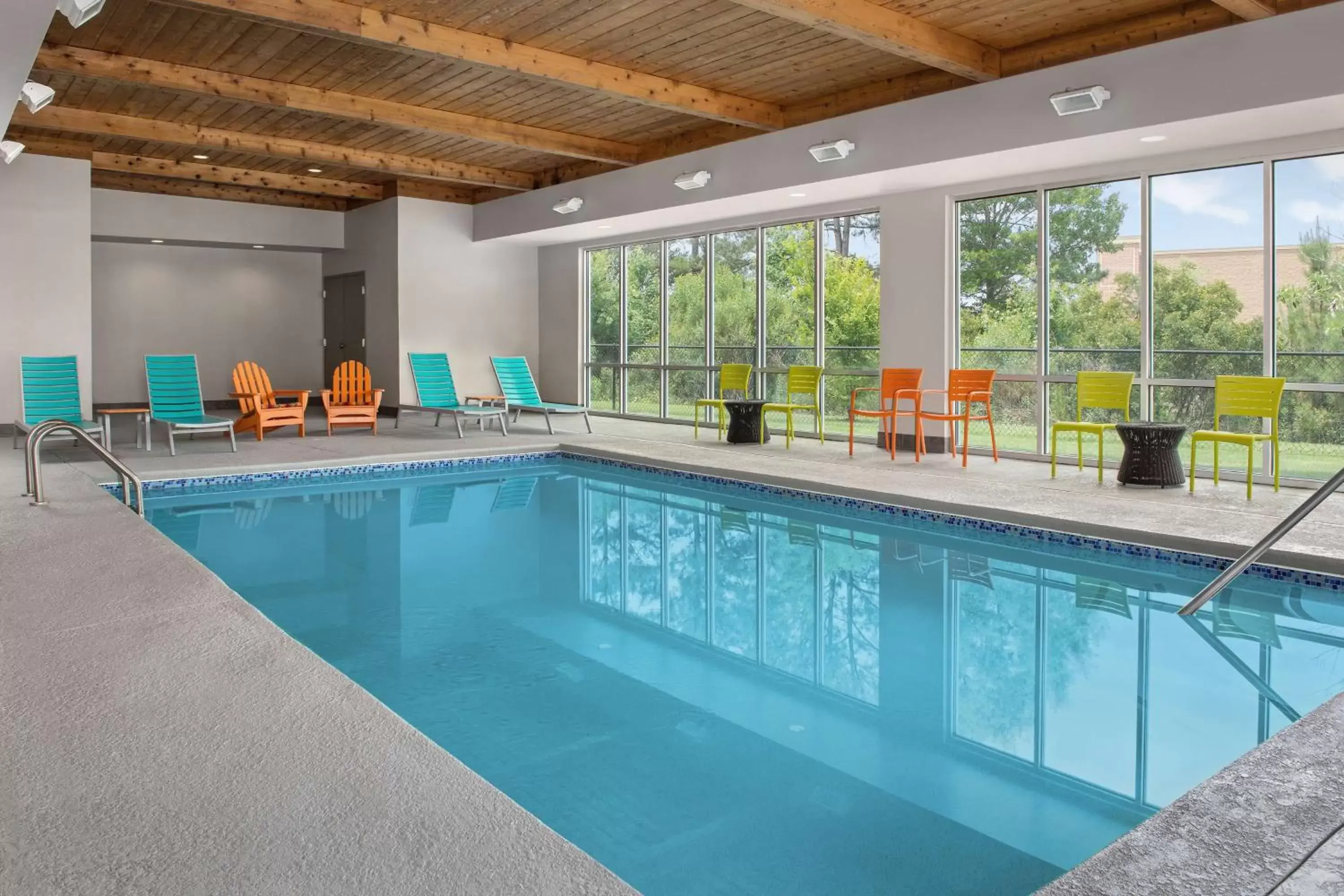 Pool view, Swimming Pool in Home2 Suites By Hilton Summerville