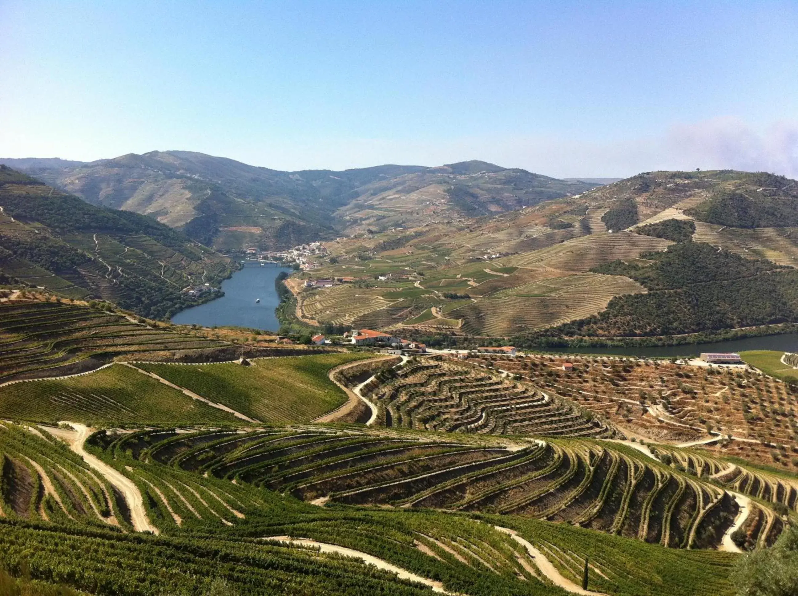Bird's-eye View in Camping Lamego Douro Valley