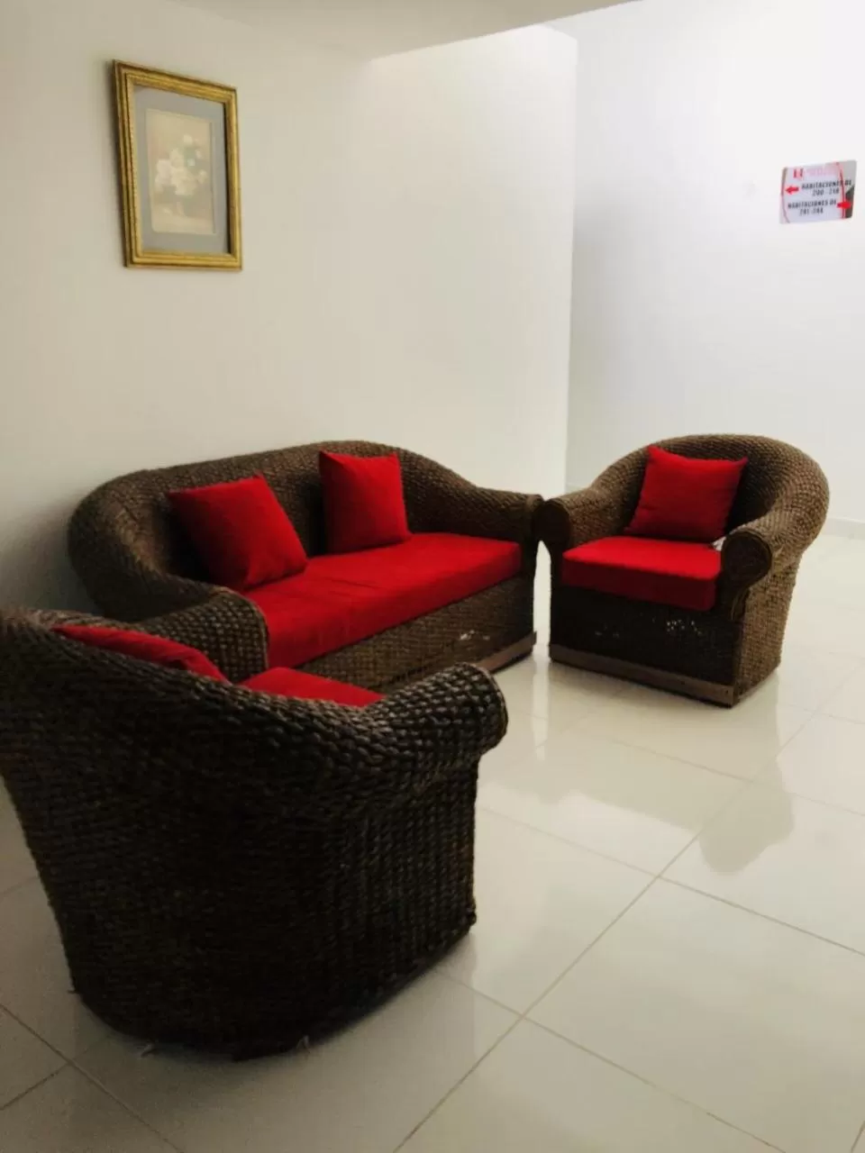 Seating area in Hotel Center Plaza Plus