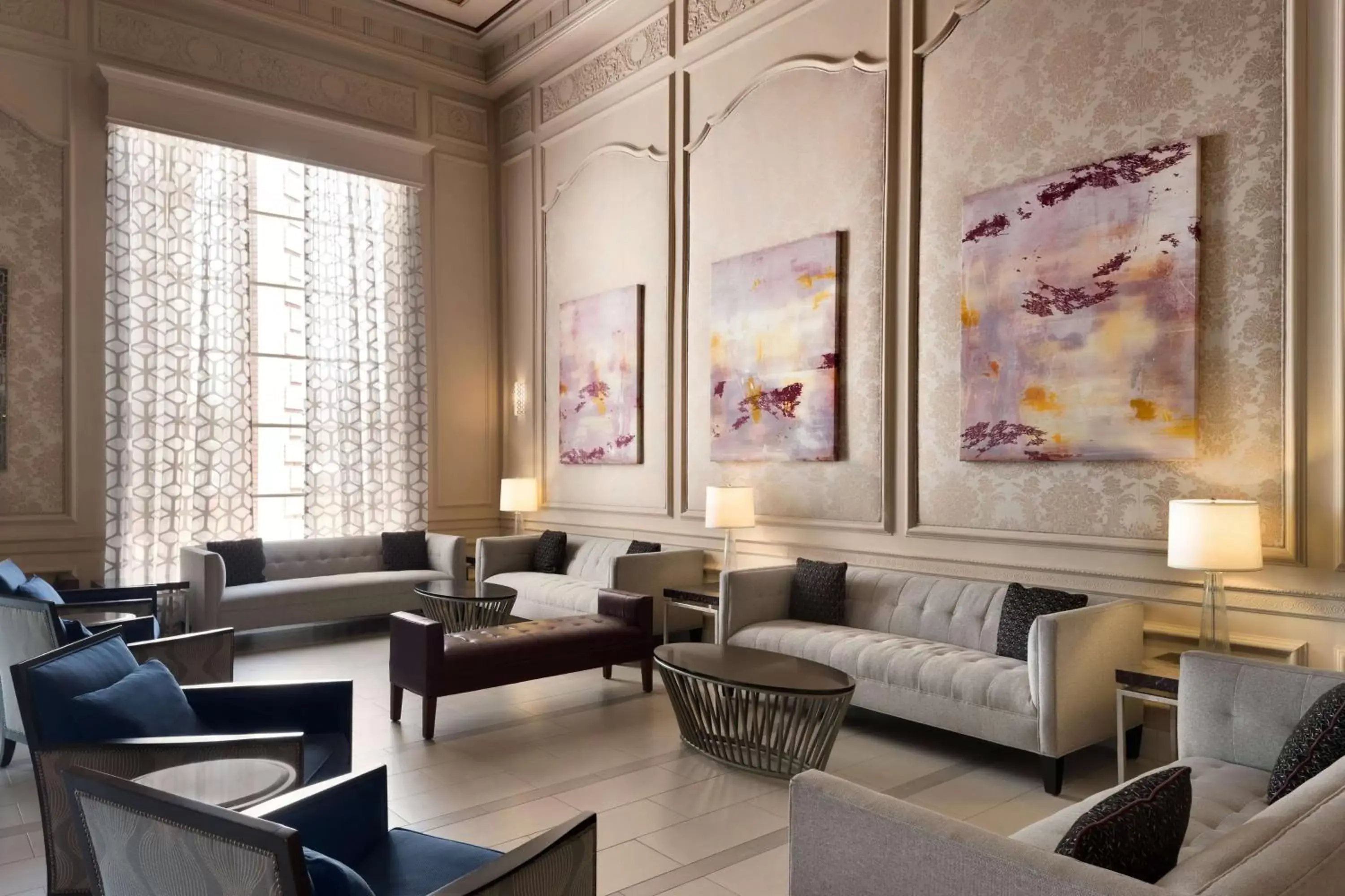 Lobby or reception in Hilton St. Louis Frontenac Lobby or reception in Hilton St. Louis Frontenac