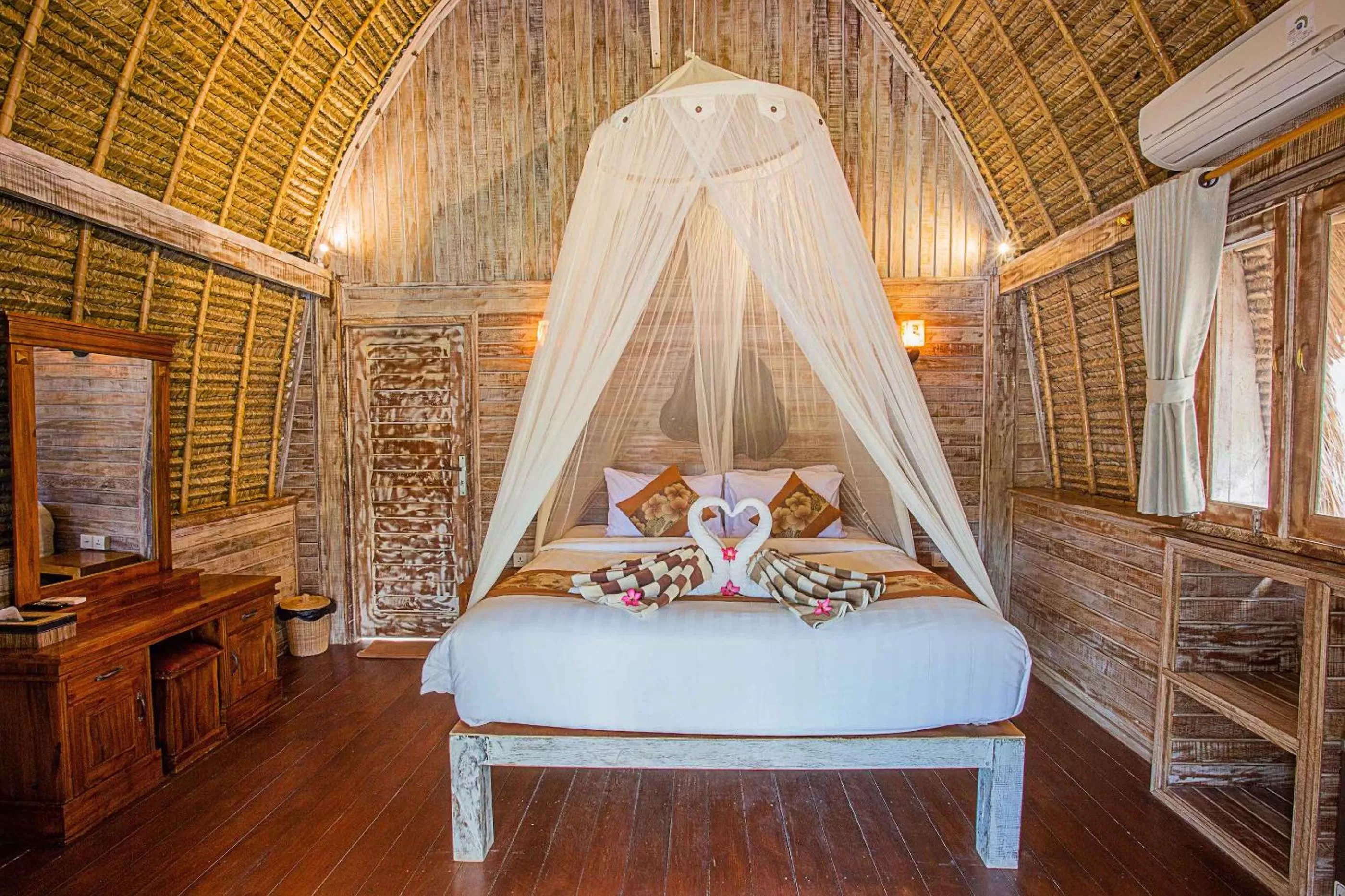 Bed in Sanghyang Bay Villas