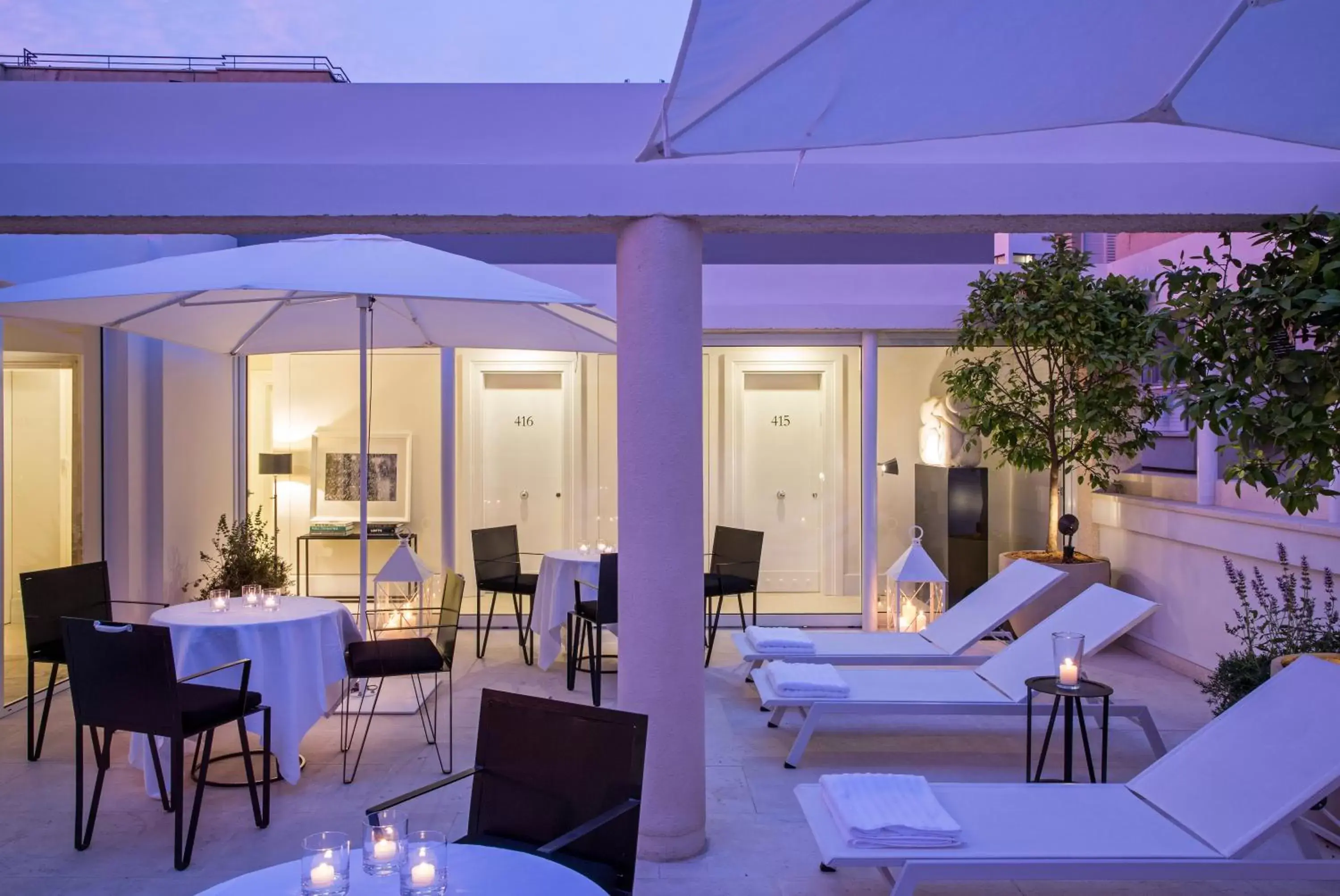 Patio, Restaurant/Places to Eat in White Villa Tel Aviv Hotel