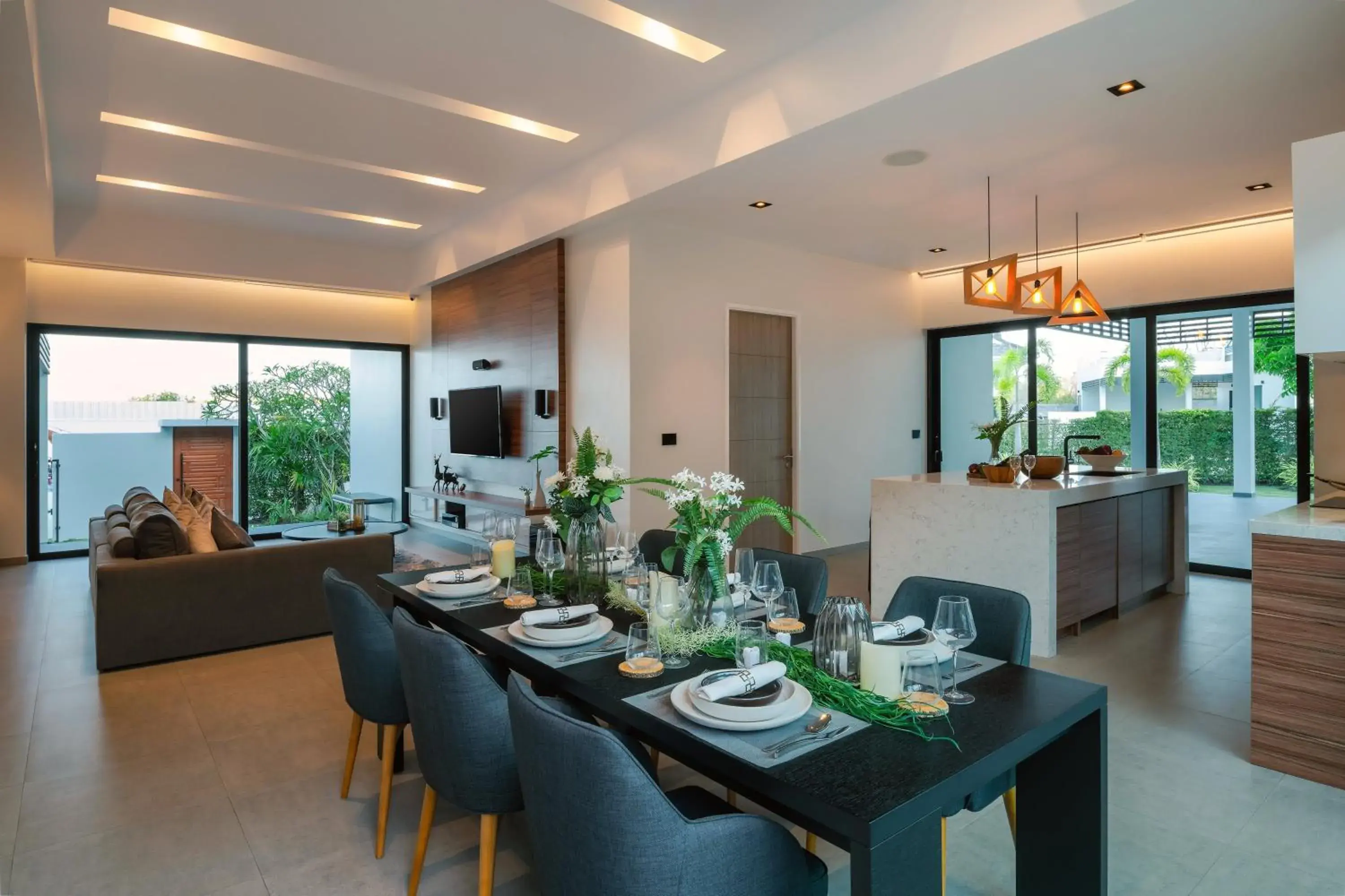 Dining area, Restaurant/Places to Eat in Sivana Villas Hua Hin