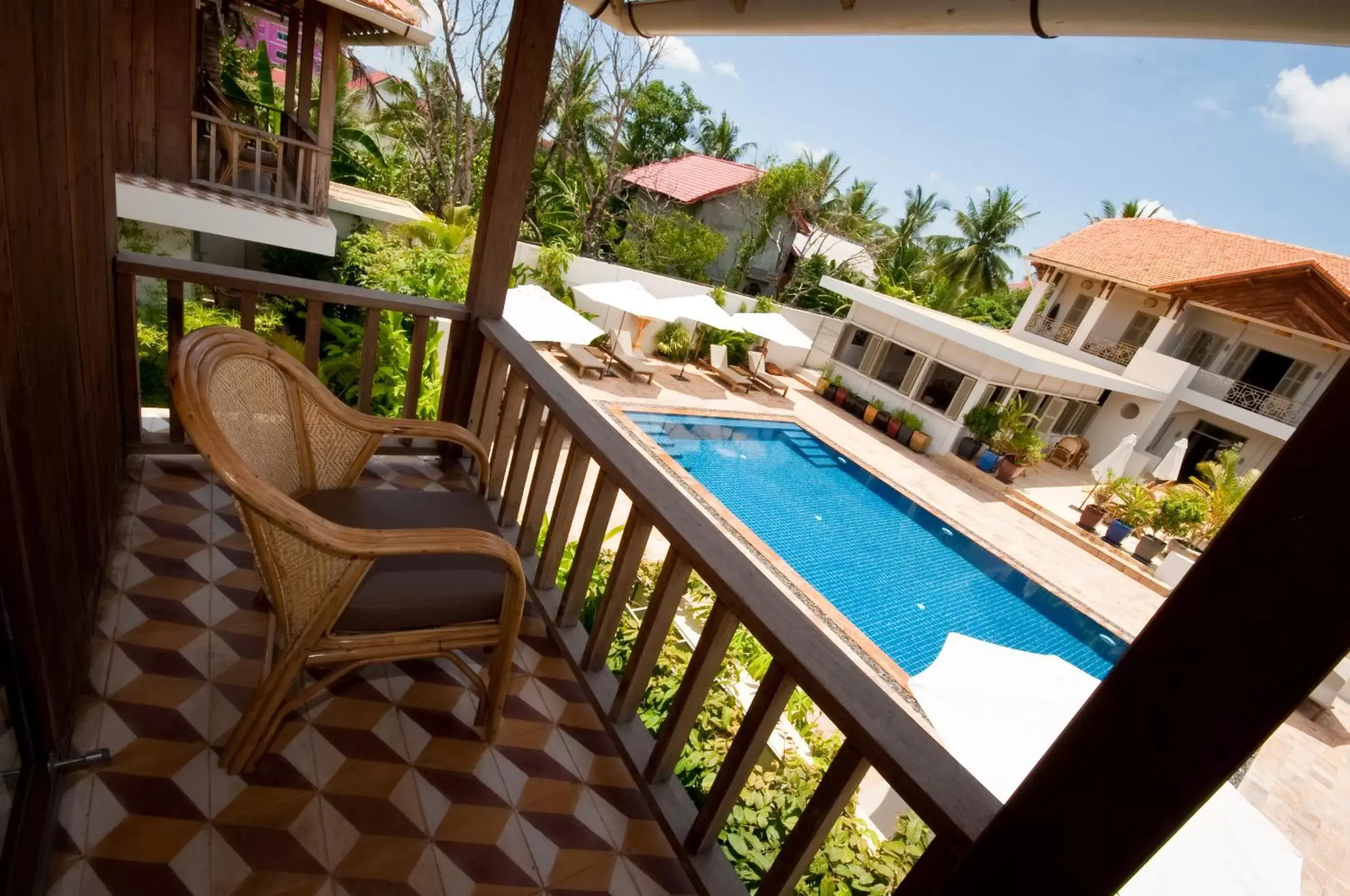 Facade/entrance, Pool View in Bambu Hotel