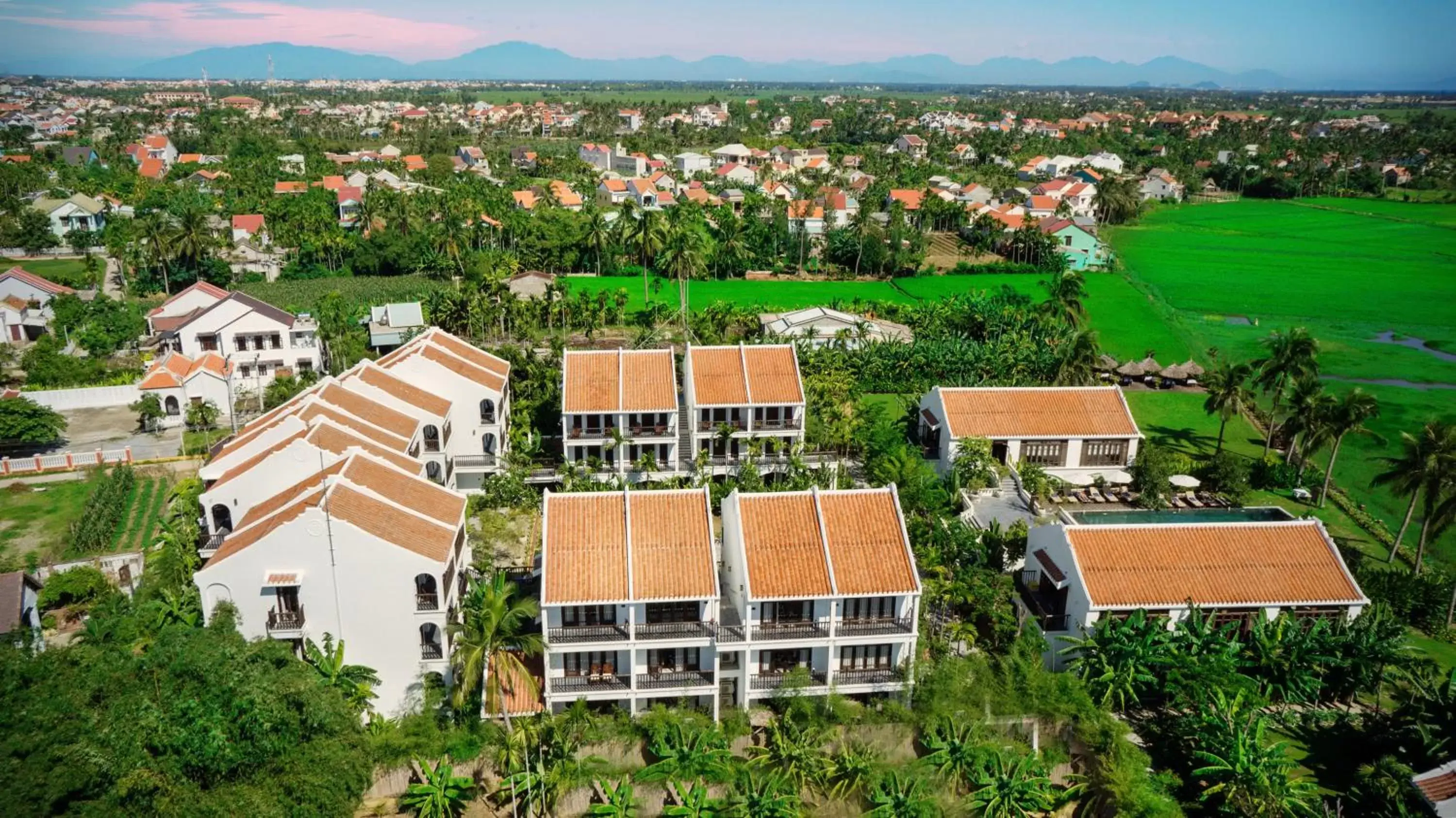 View (from property/room), Bird's-eye View in Legacy Hoi An Resort - formerly Ancient House Village Resort & Spa