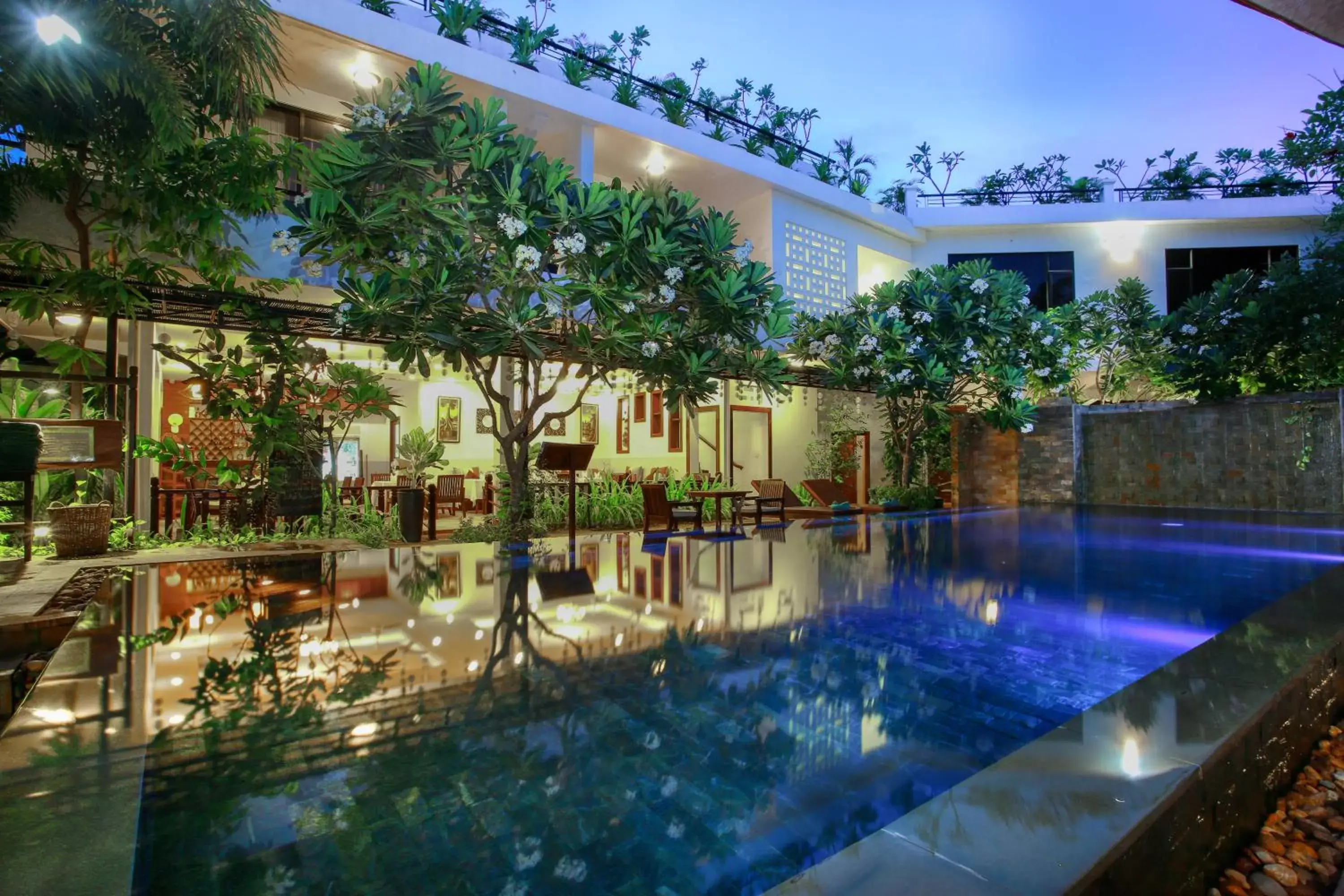 Swimming pool, Property Building in The Moon Residence & Spa