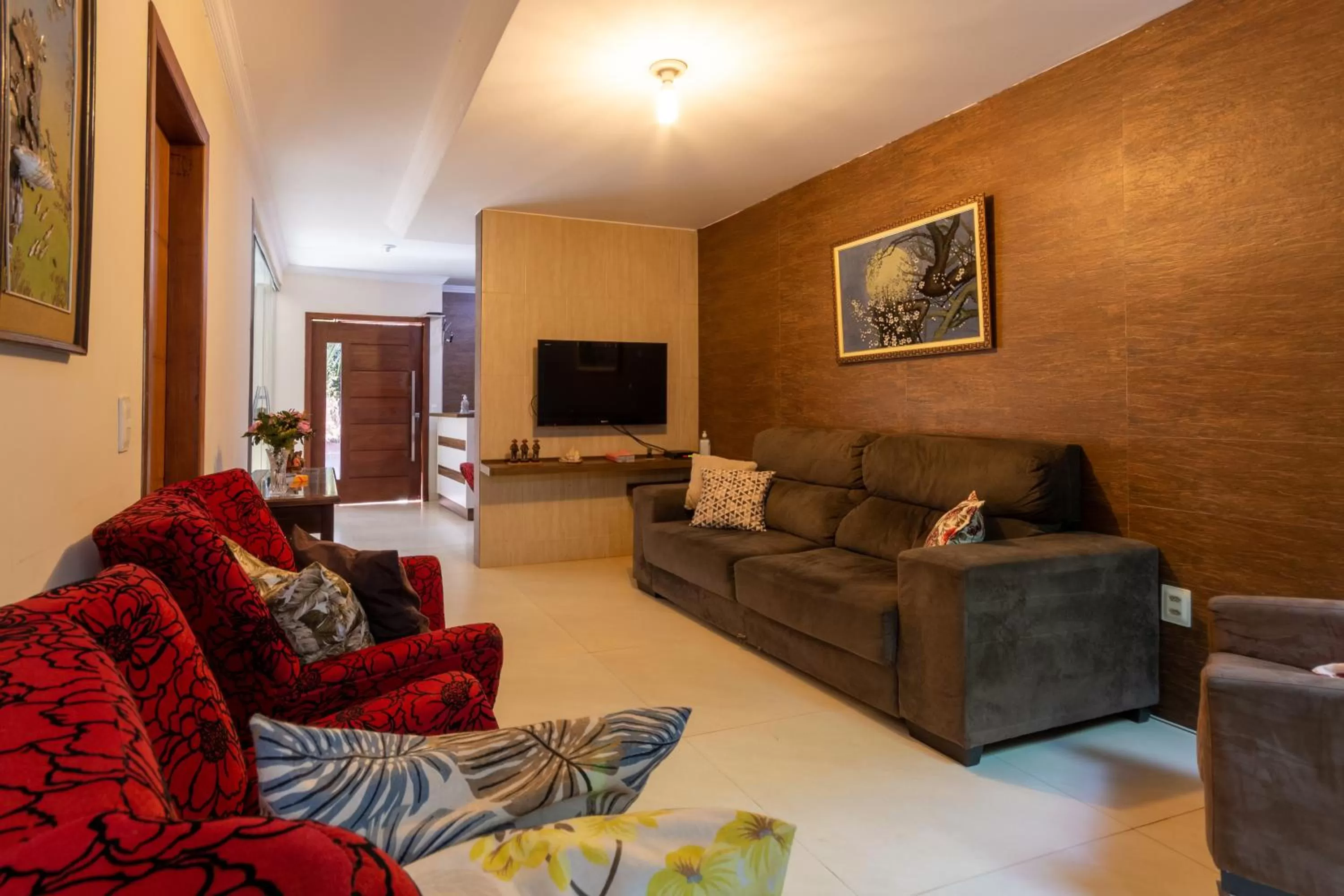 Living room in Pousada Jardim Brasília