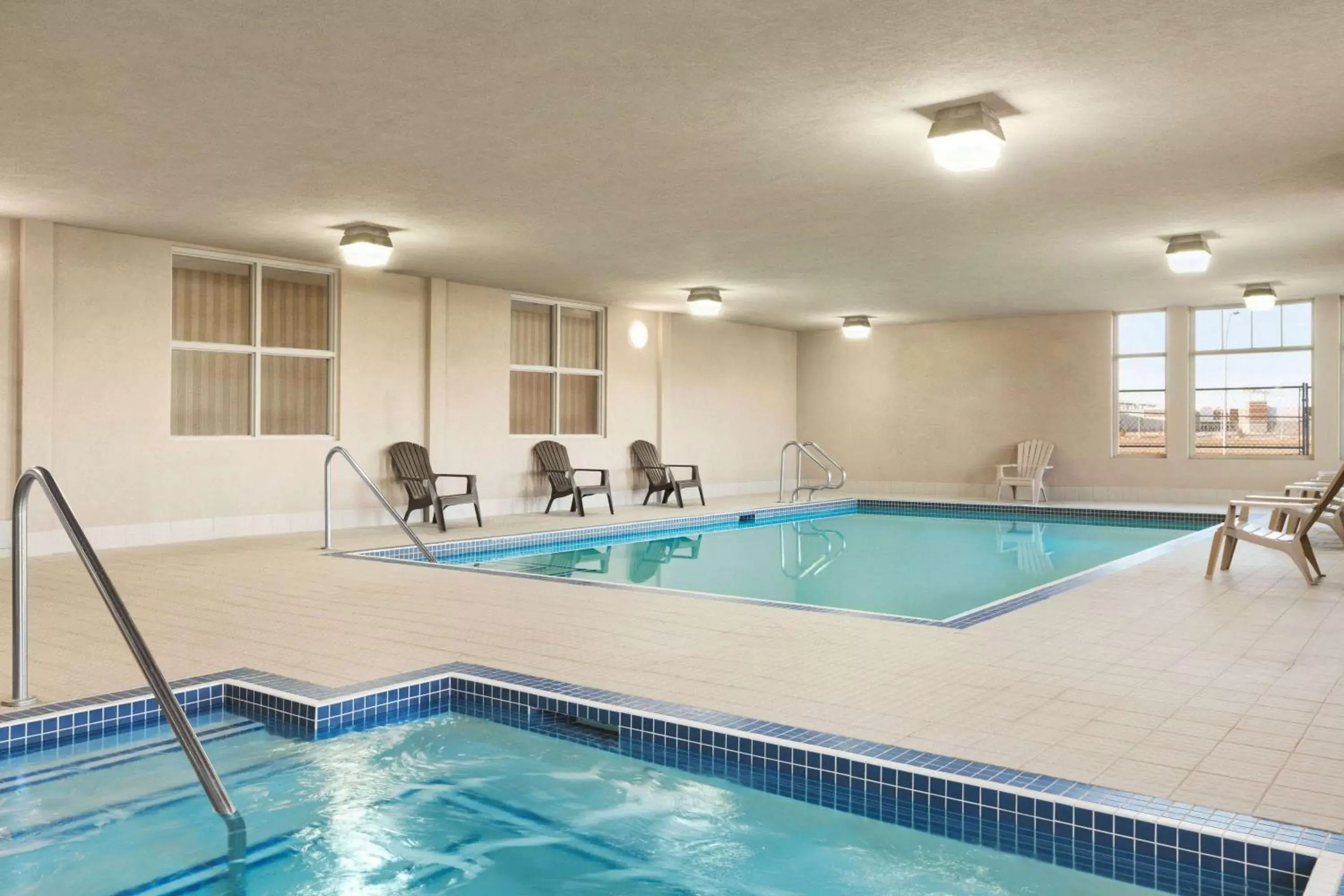 Pool view, Swimming Pool in Days Inn & Suites by Wyndham Edmonton Airport