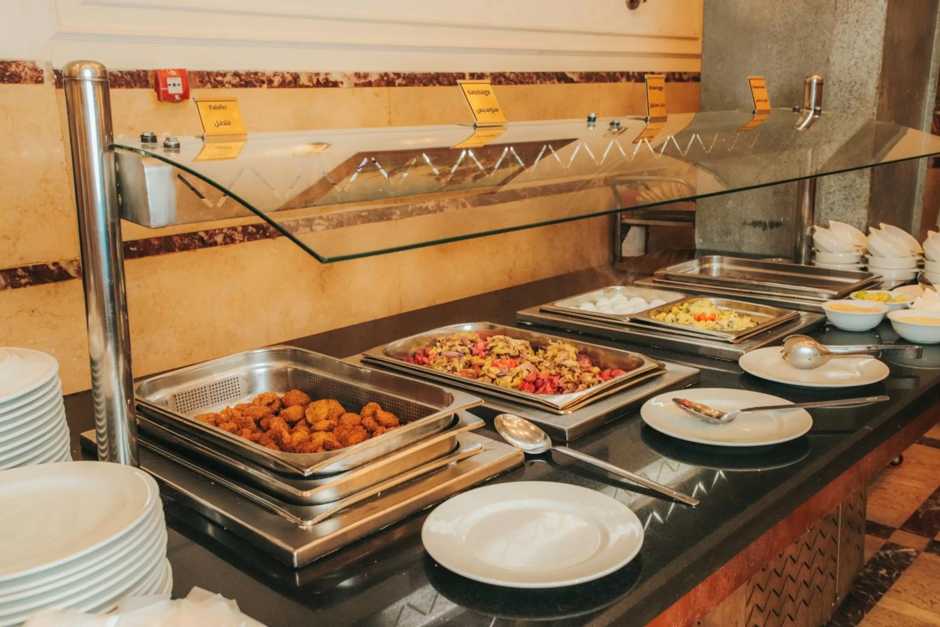 Buffet breakfast in Aracan Portsaid