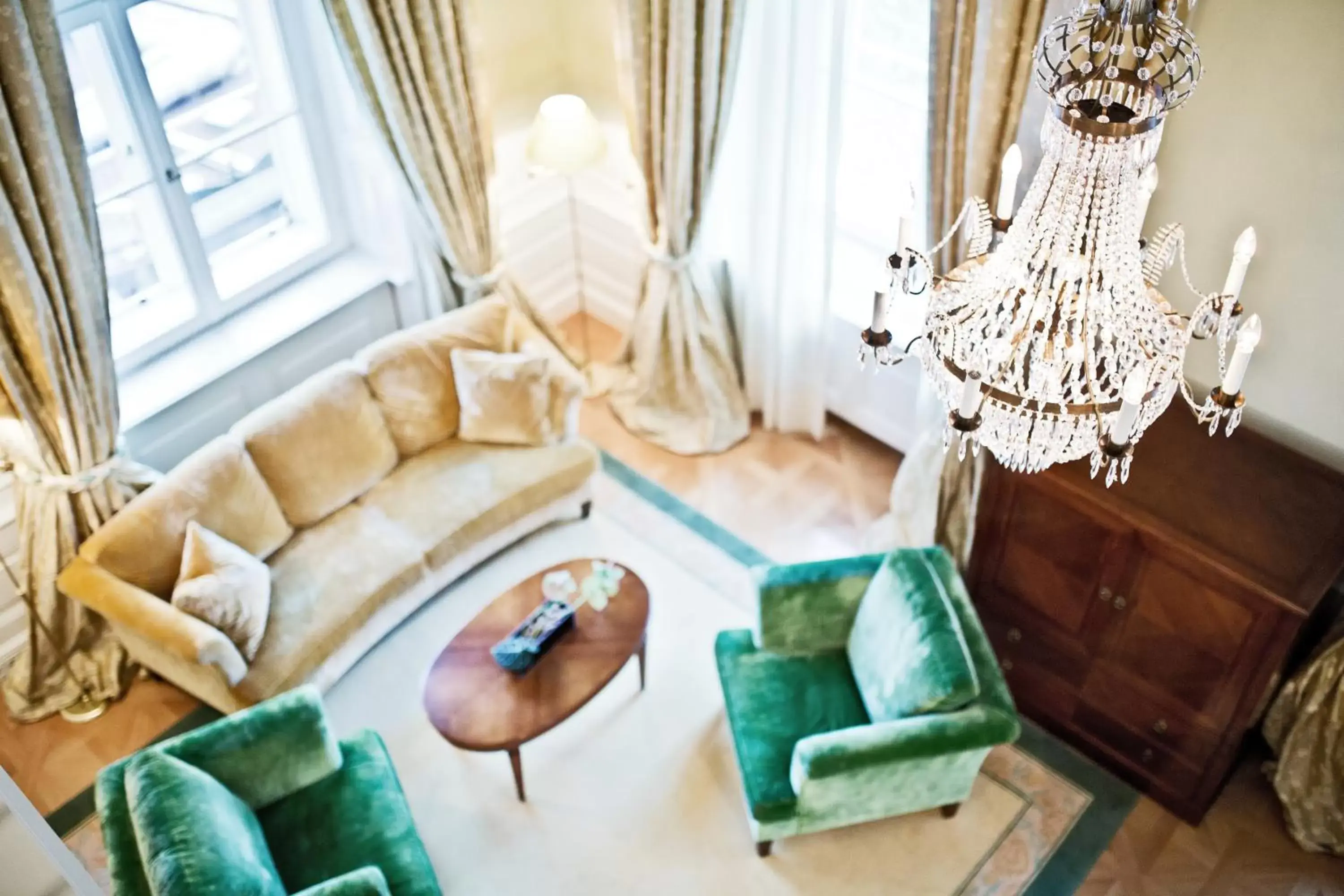 Living room, Seating Area in Palais Coburg Hotel Residenz