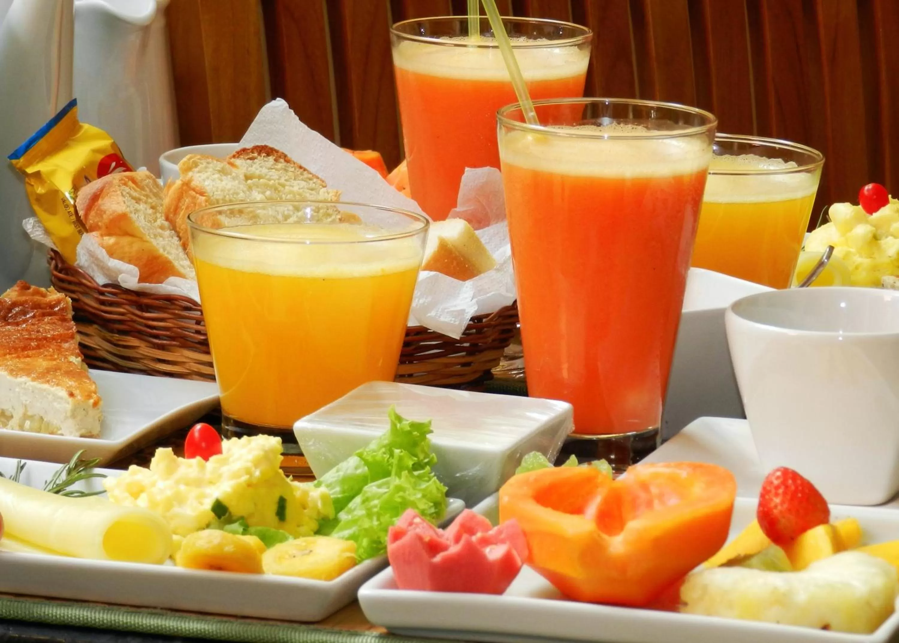 Continental breakfast in Hotel Le Pelican