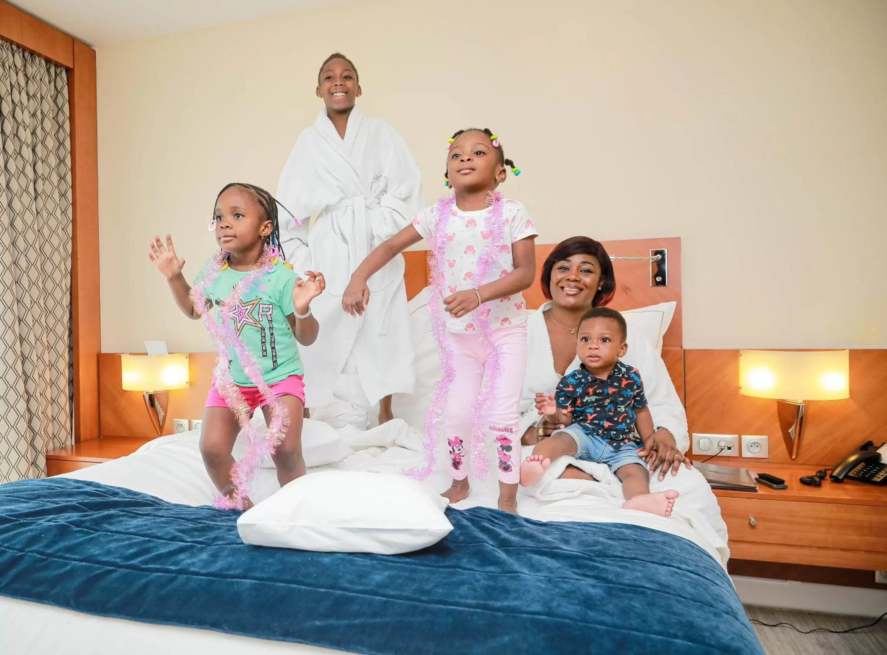 Bedroom, Family in Hotel Tiama Abidjan