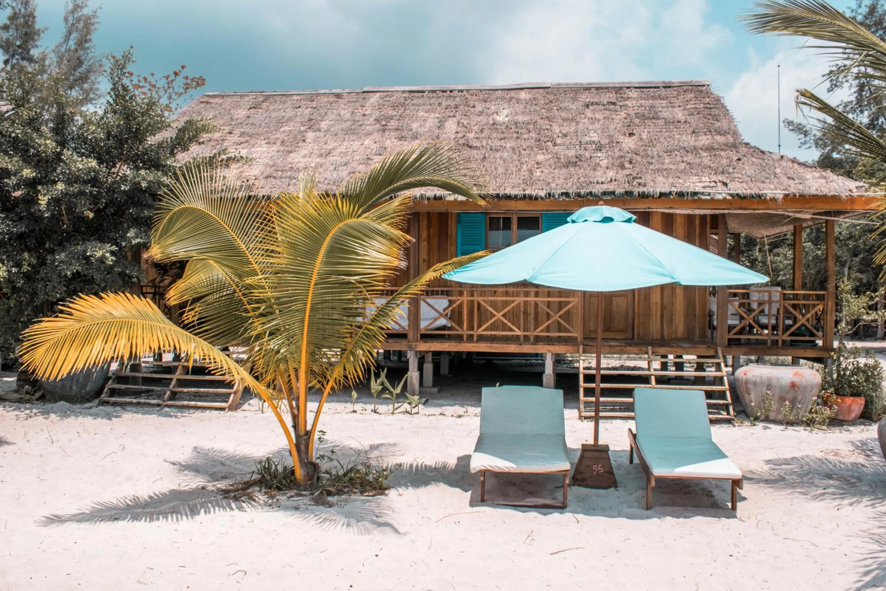 Balcony/Terrace in Sok San Beach Resort