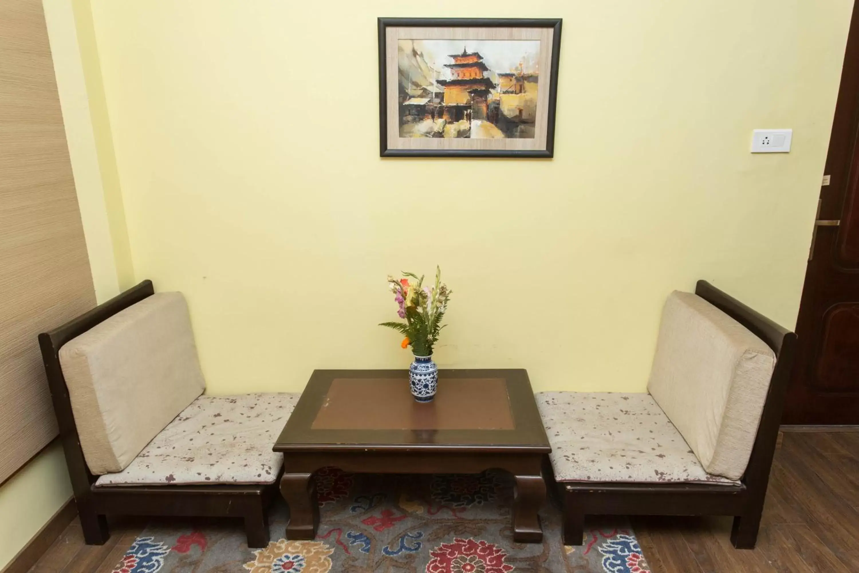 Living room, Dining Area in Hotel Siddhi Manakamana