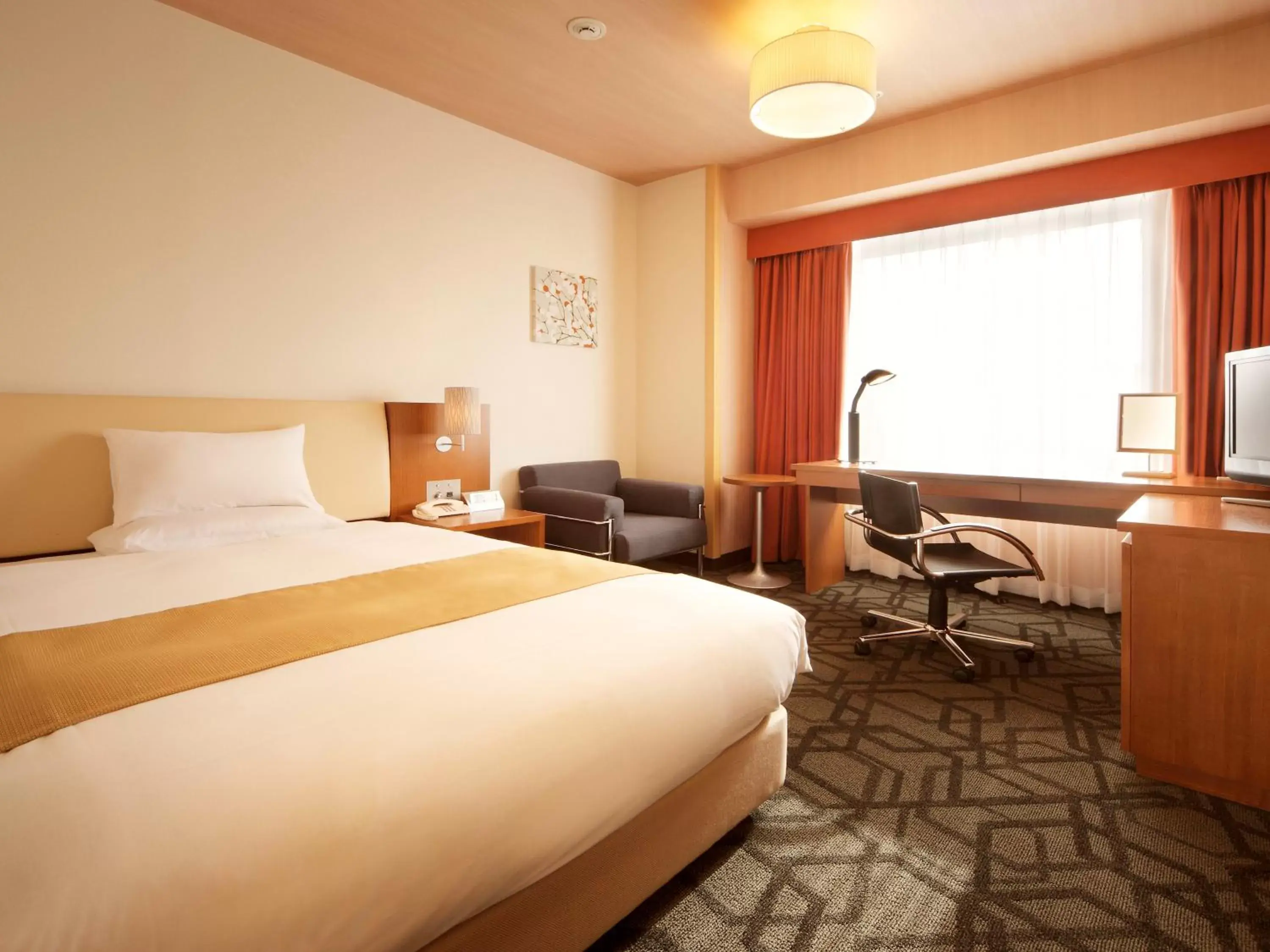 Economy Double Room - Non-Smoking - Main Tower in Hotel Metropolitan Yamagata Economy Double Room - Non-Smoking - Main Tower in Hotel Metropolitan Yamagata