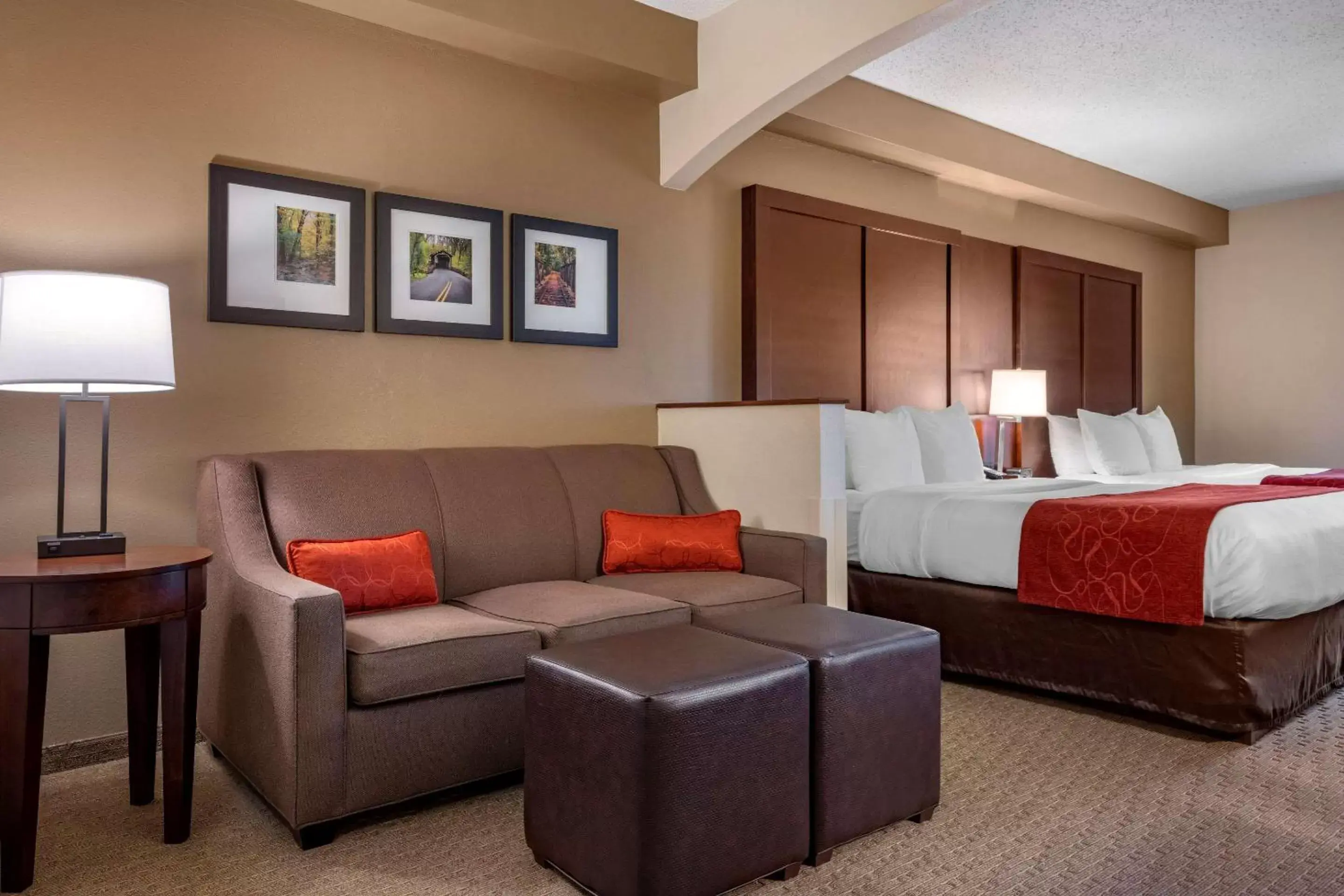 Bedroom in Comfort Suites near Penn State - State College