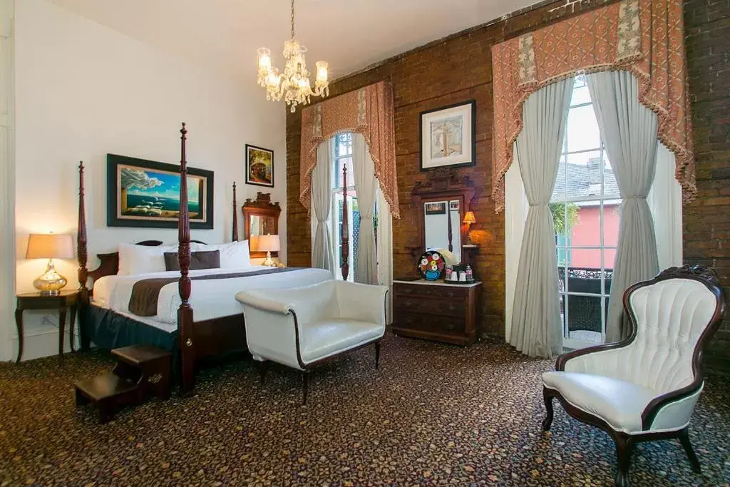 Bedroom in Lafitte Hotel & Bar