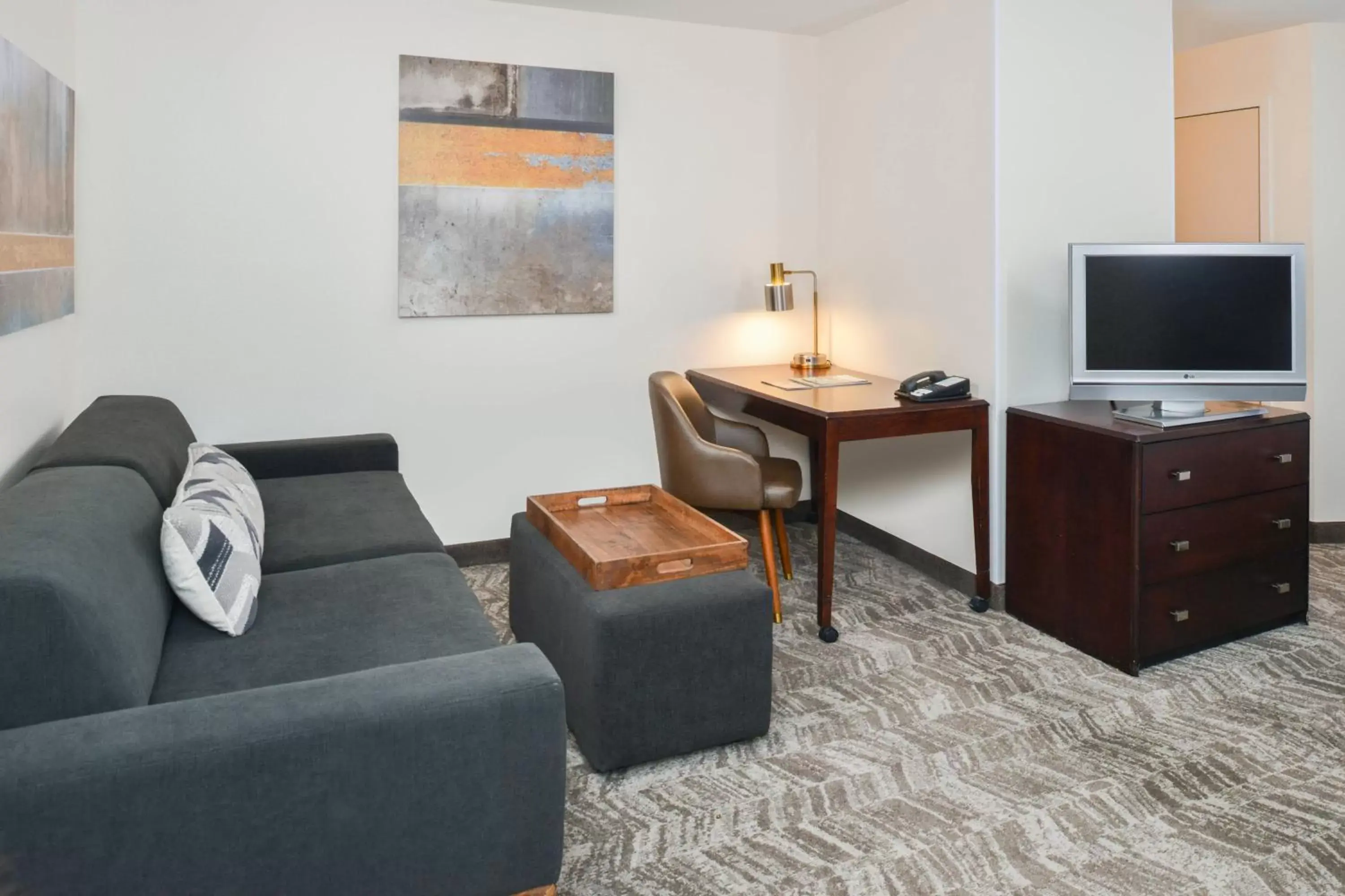 Living room, Seating Area in SpringHill Suites by Marriott Lancaster Palmdale