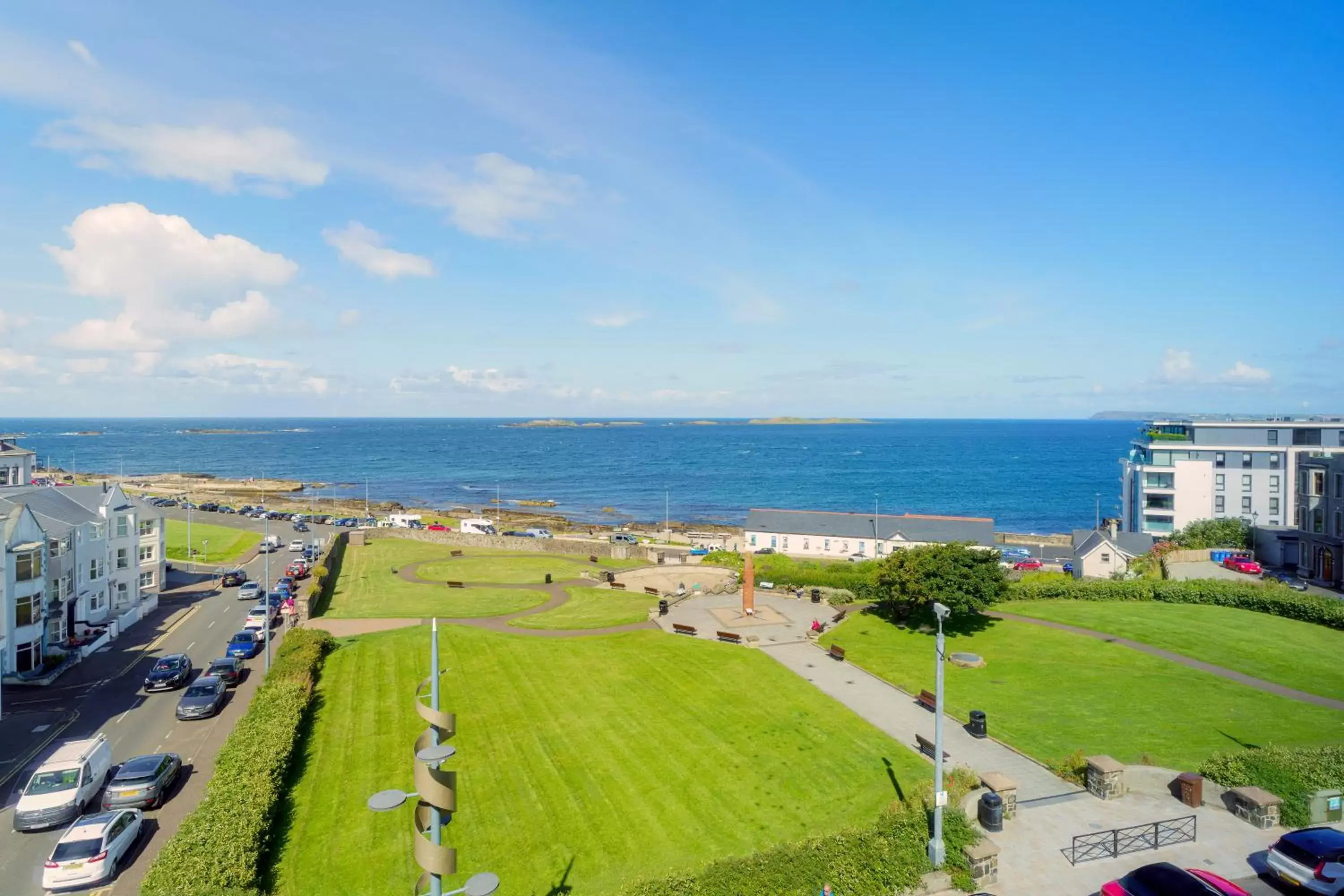 View (from property/room), Bird's-eye View in Portrush Atlantic Hotel