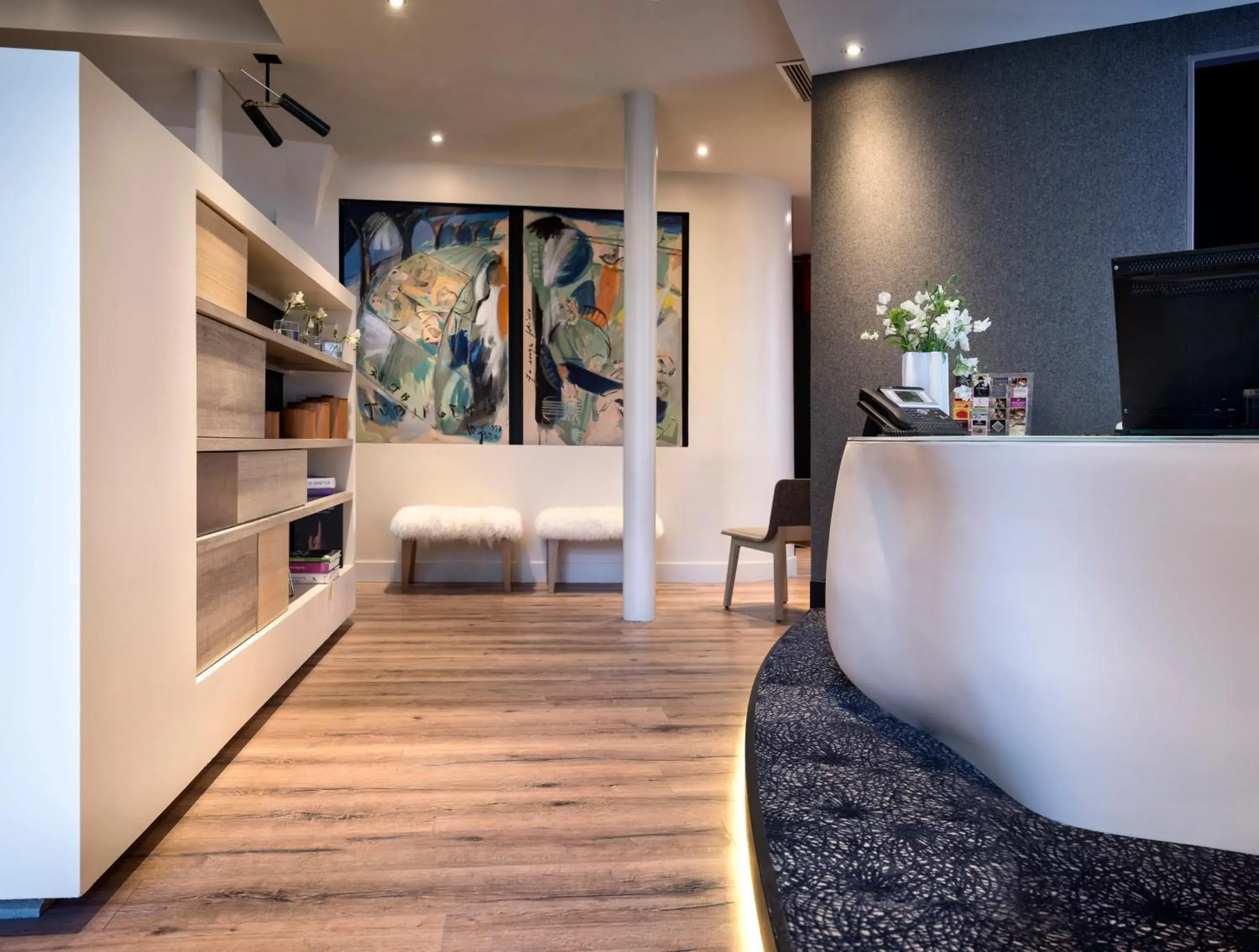 Lobby or reception in Hotel Max Lobby or reception in Hotel Max