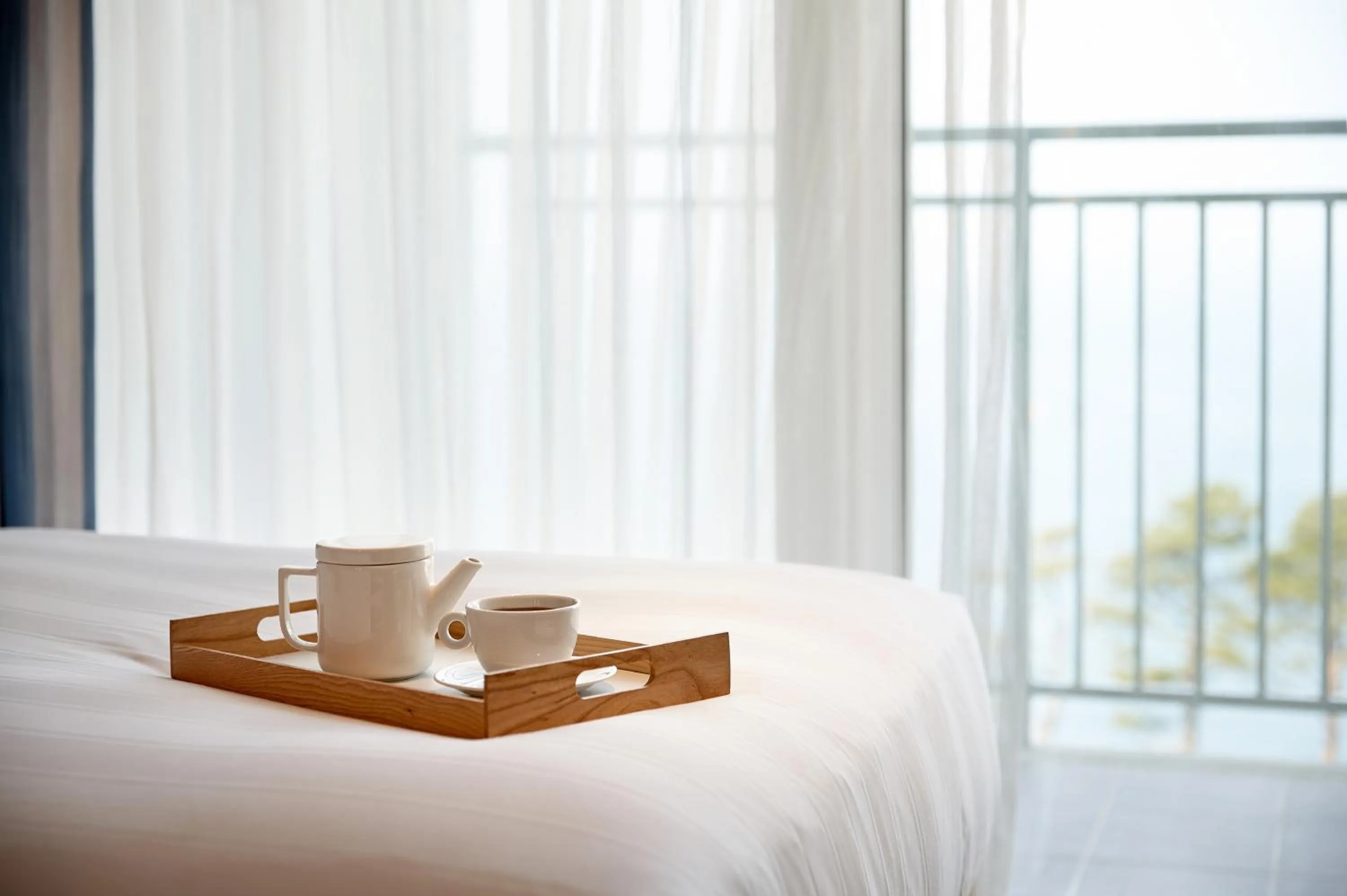 Bed in Lotte Resort Sokcho