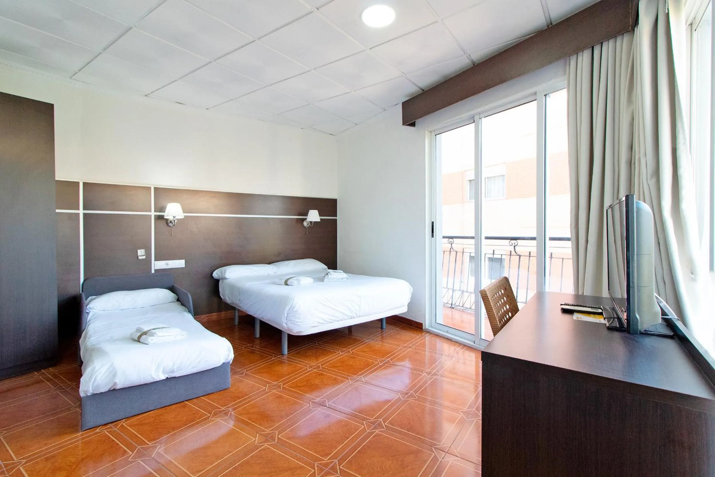 Bed in Hotel Sagunto