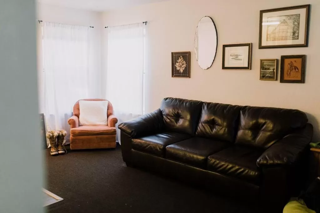 Living room in The Long Barn Lodge