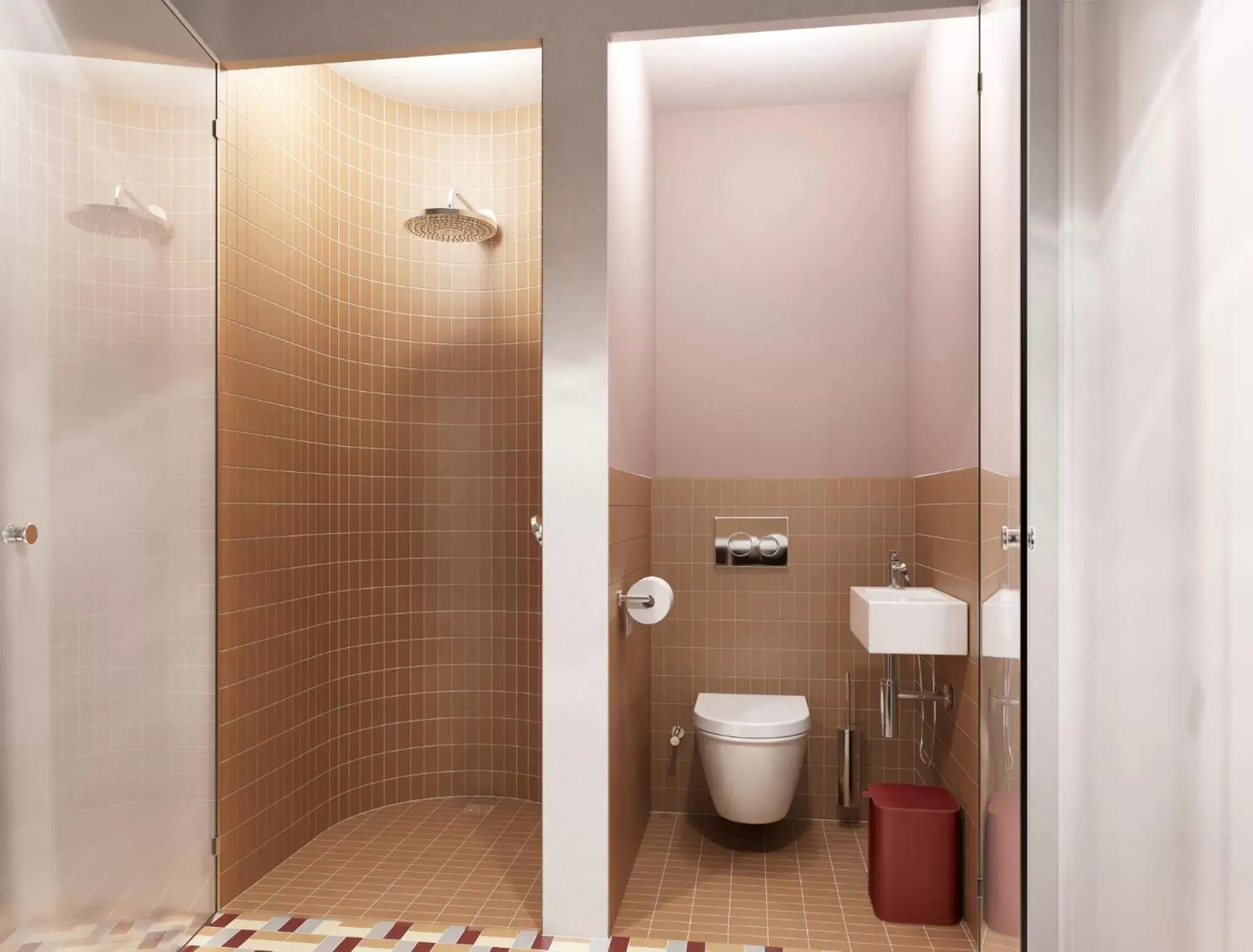 Shower, Bathroom in Hotel Helka