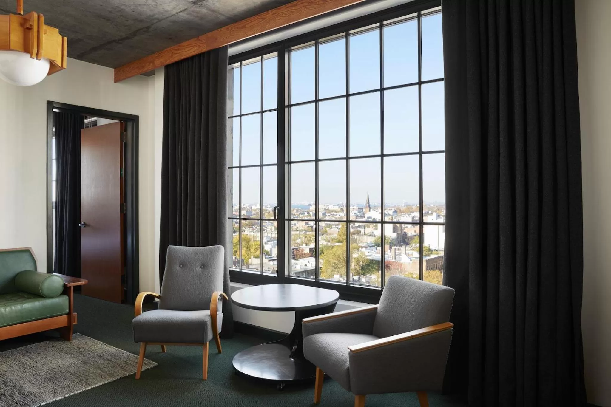 Seating area in Ace Hotel Brooklyn