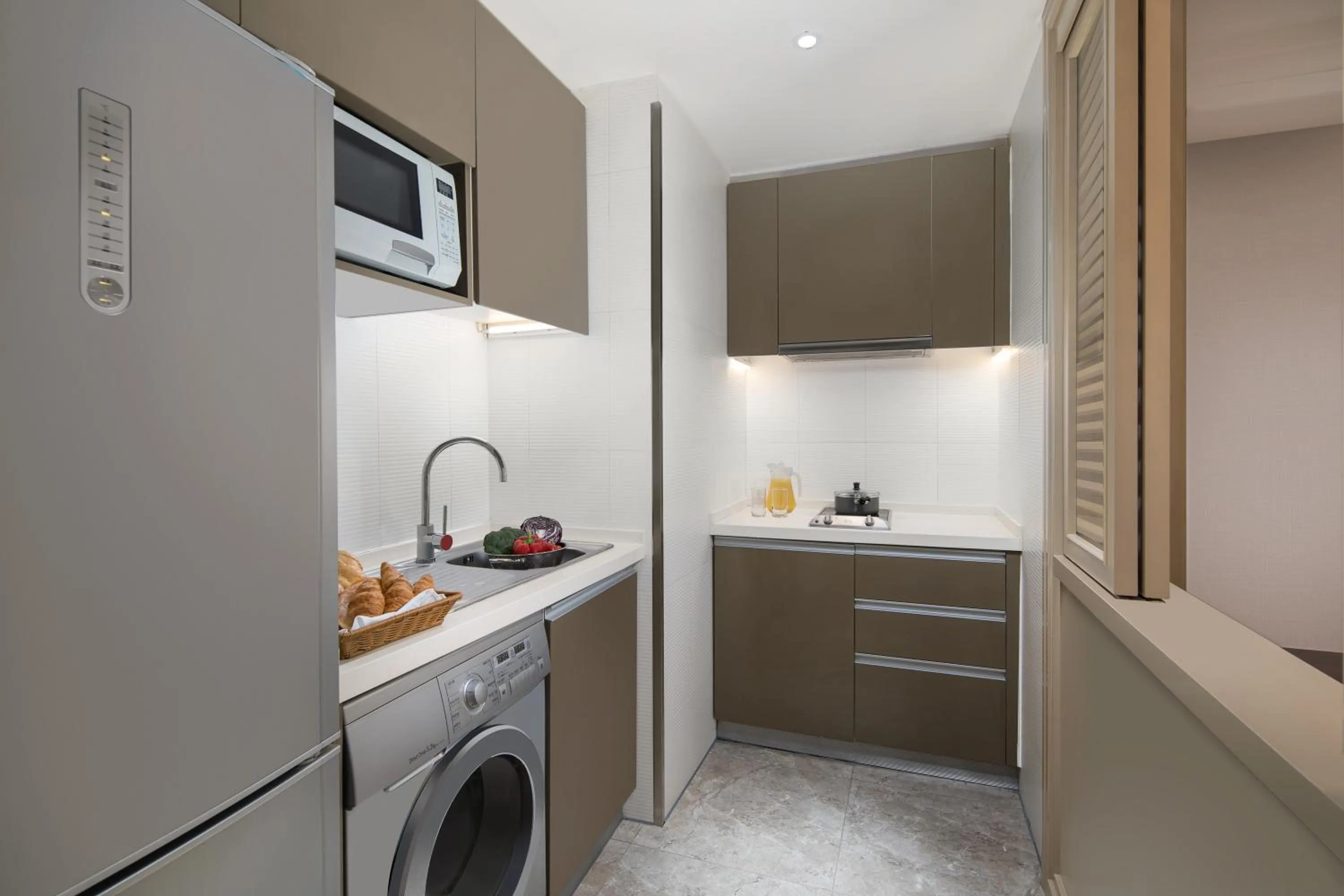 Kitchen or kitchenette in Somerset Emerald City Suzhou
