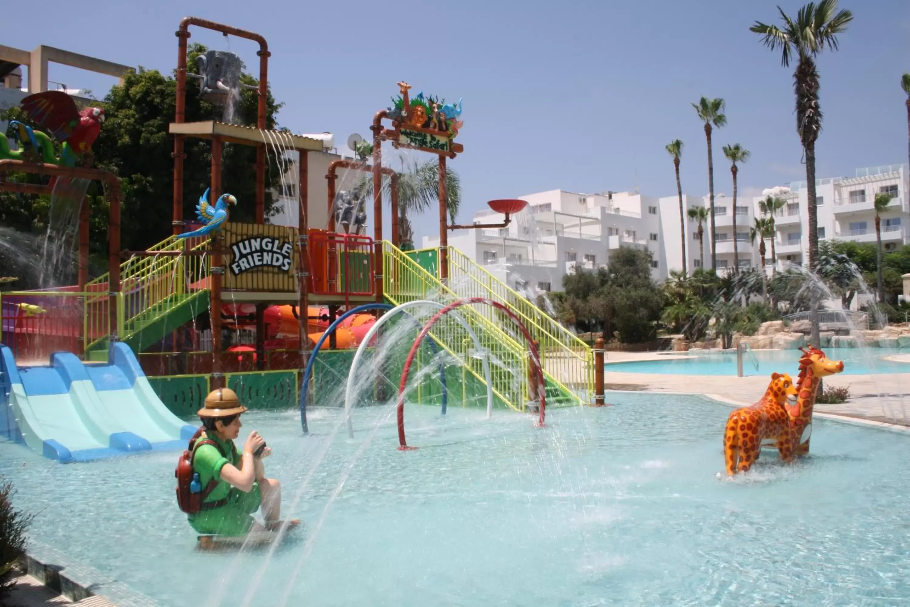 Swimming pool, Water Park in Mayfair Hotel formerly Smartline Paphos
