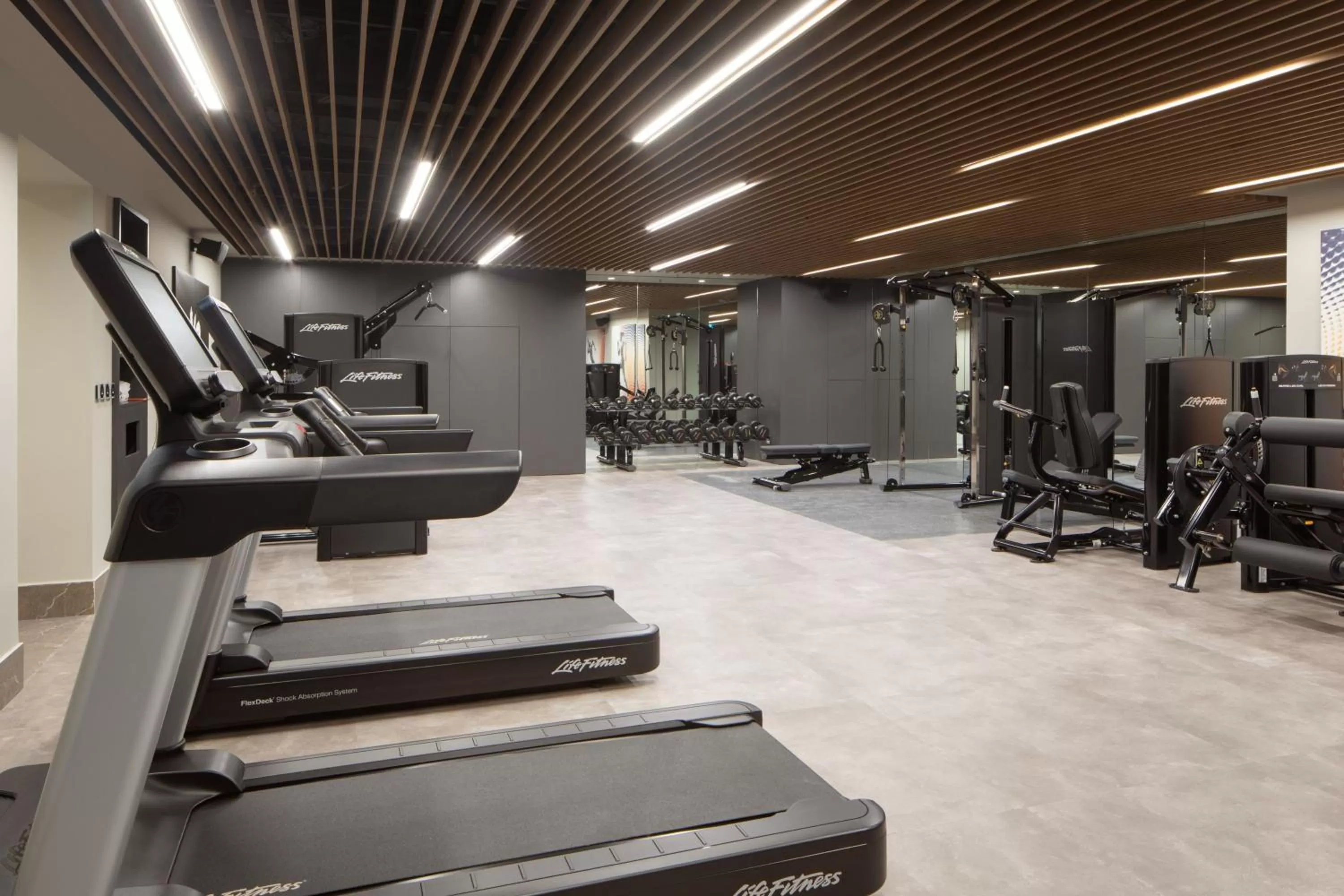 Fitness centre/facilities in Marriott Executive Apartments Istanbul Fulya