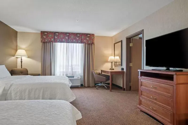 Bedroom, TV/Entertainment Center in Comfort Inn & Suites Rapid City near Mt Rushmore