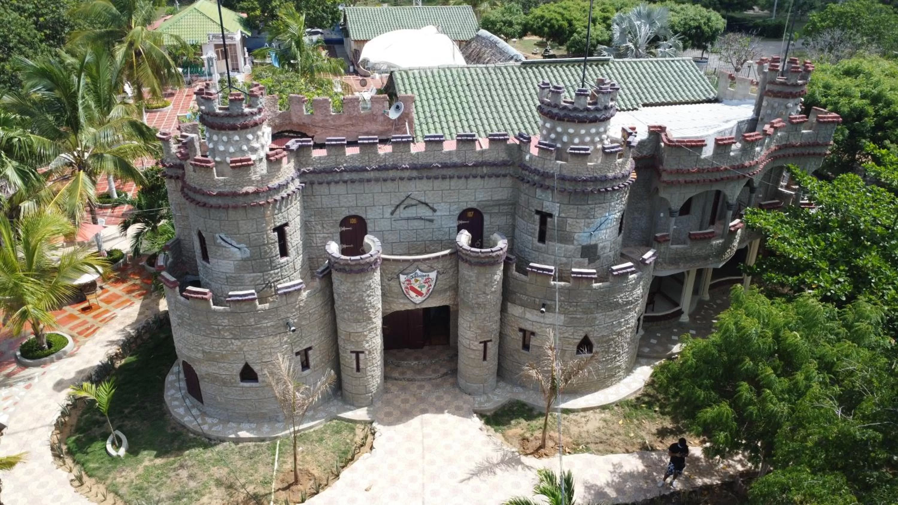 Property building in Eco-Hotel Villa Elina