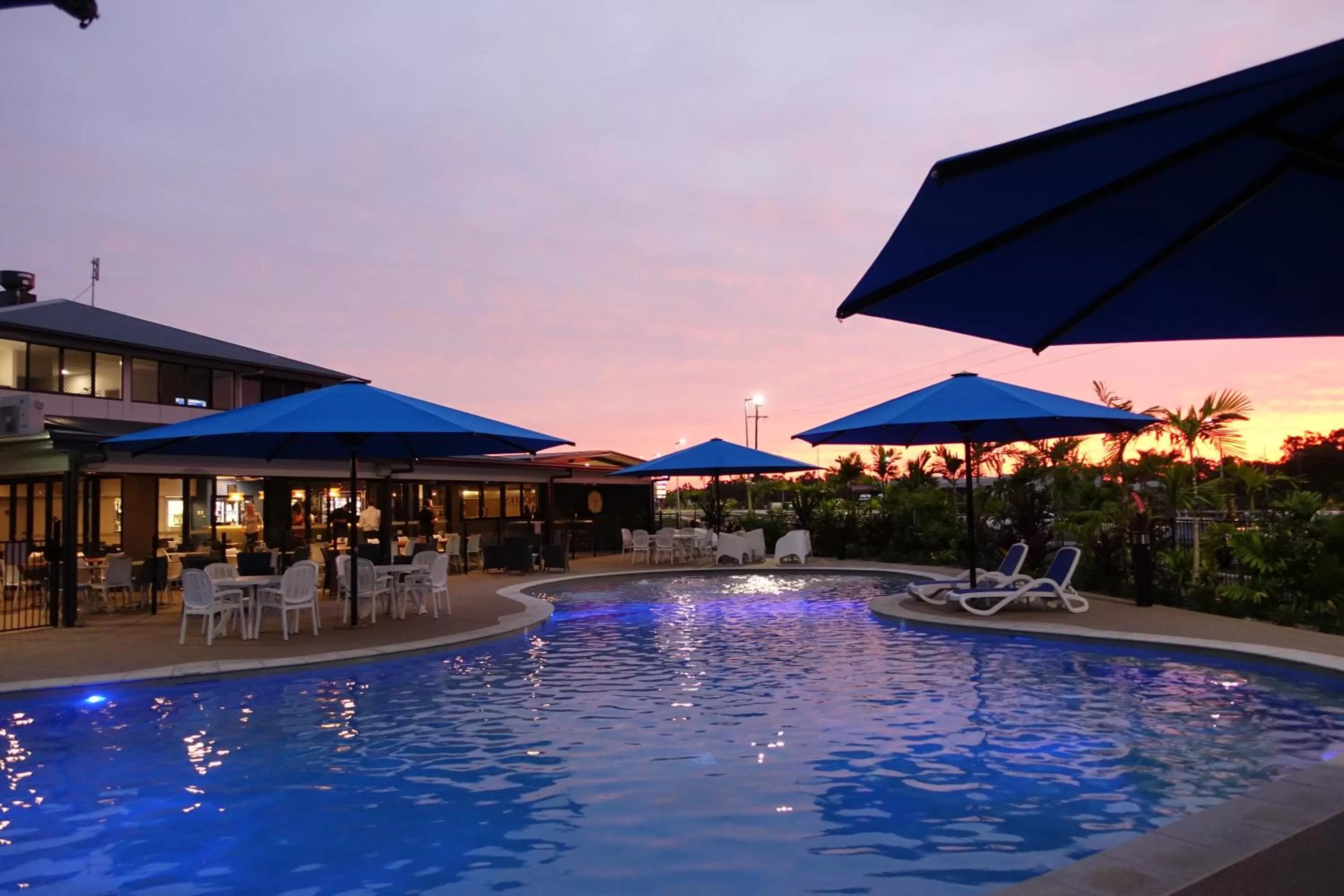 Summer, Swimming Pool in Korte's Resort