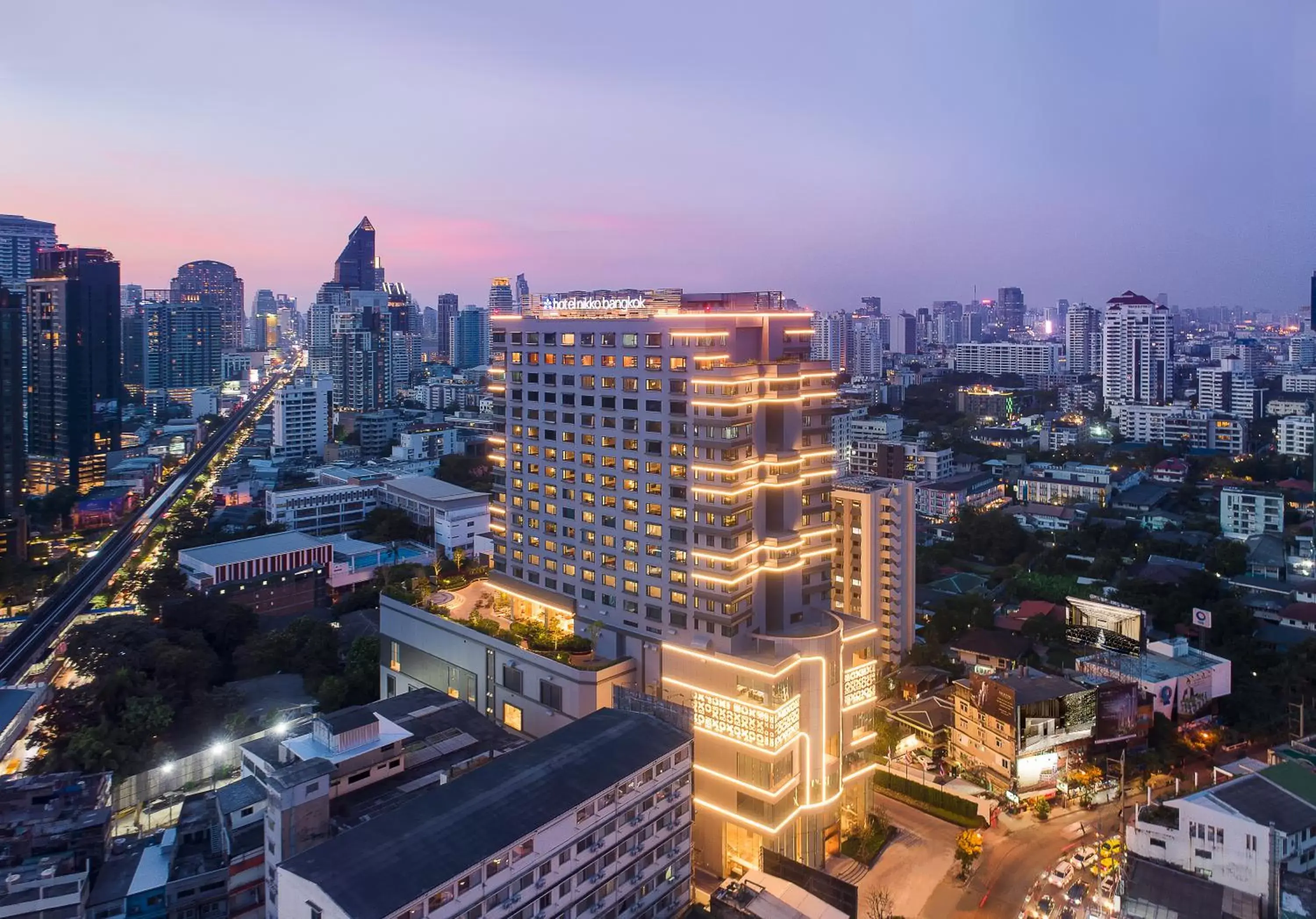 Bird's eye view, Bird's-eye View in Hotel Nikko Bangkok - SHA Extra Plus Certified