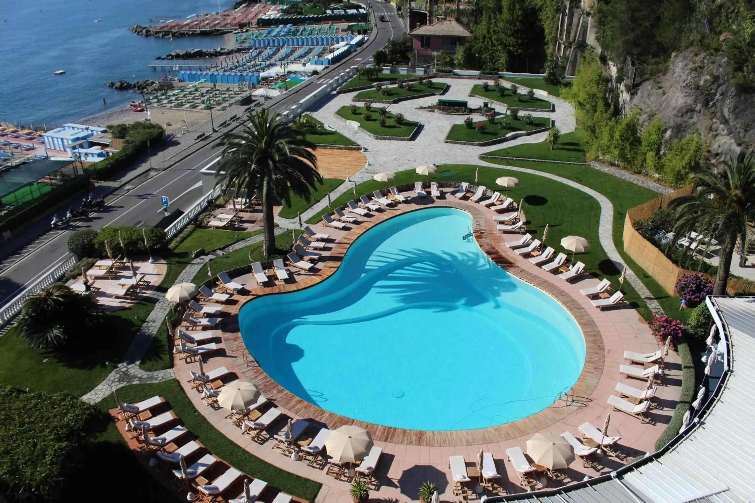 Garden, Pool View in Grand Hotel Miramare