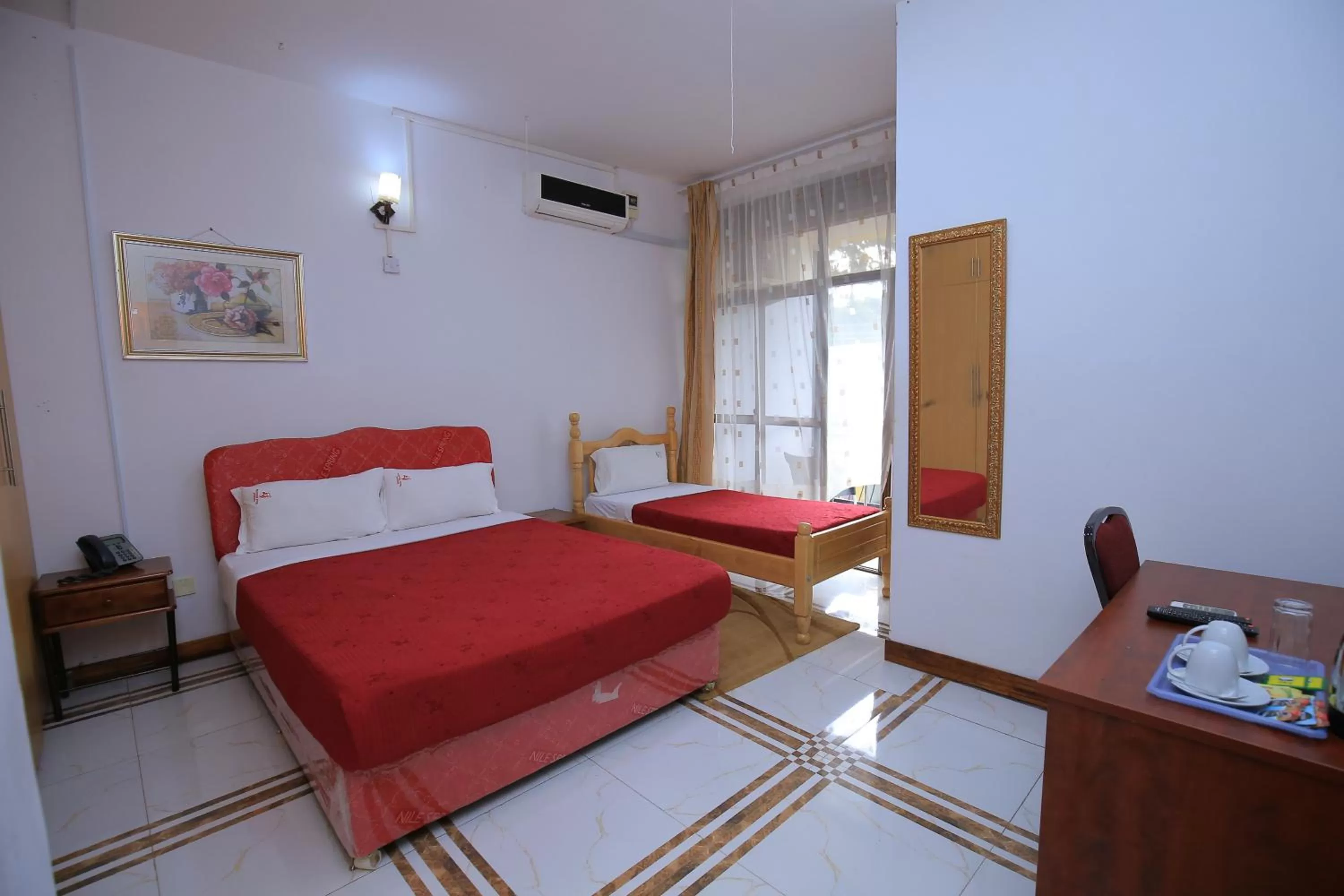 Bed in Frontiers Hotel & Conference Entebbe