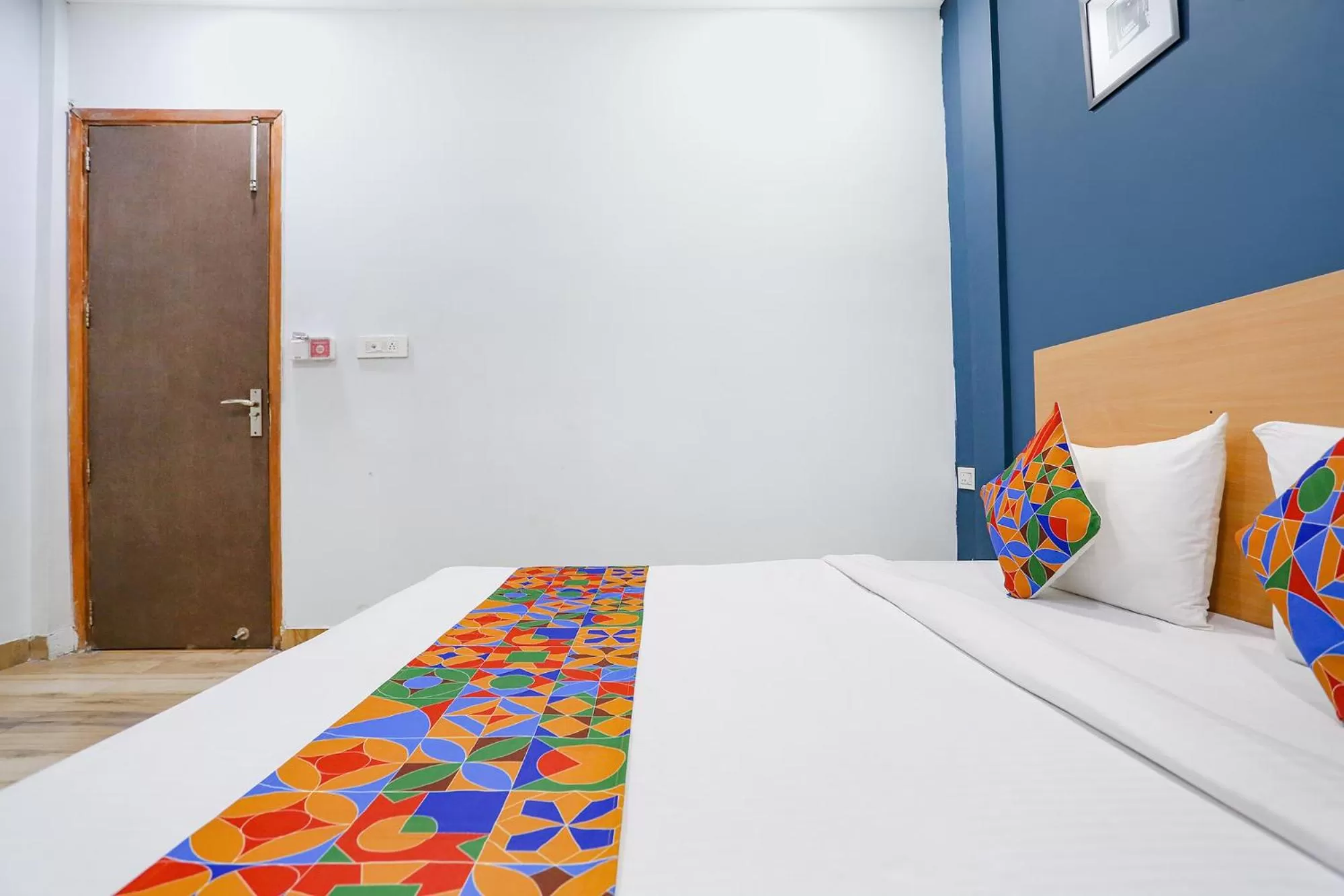 Bed in FabHotel F9 Peeragarhi