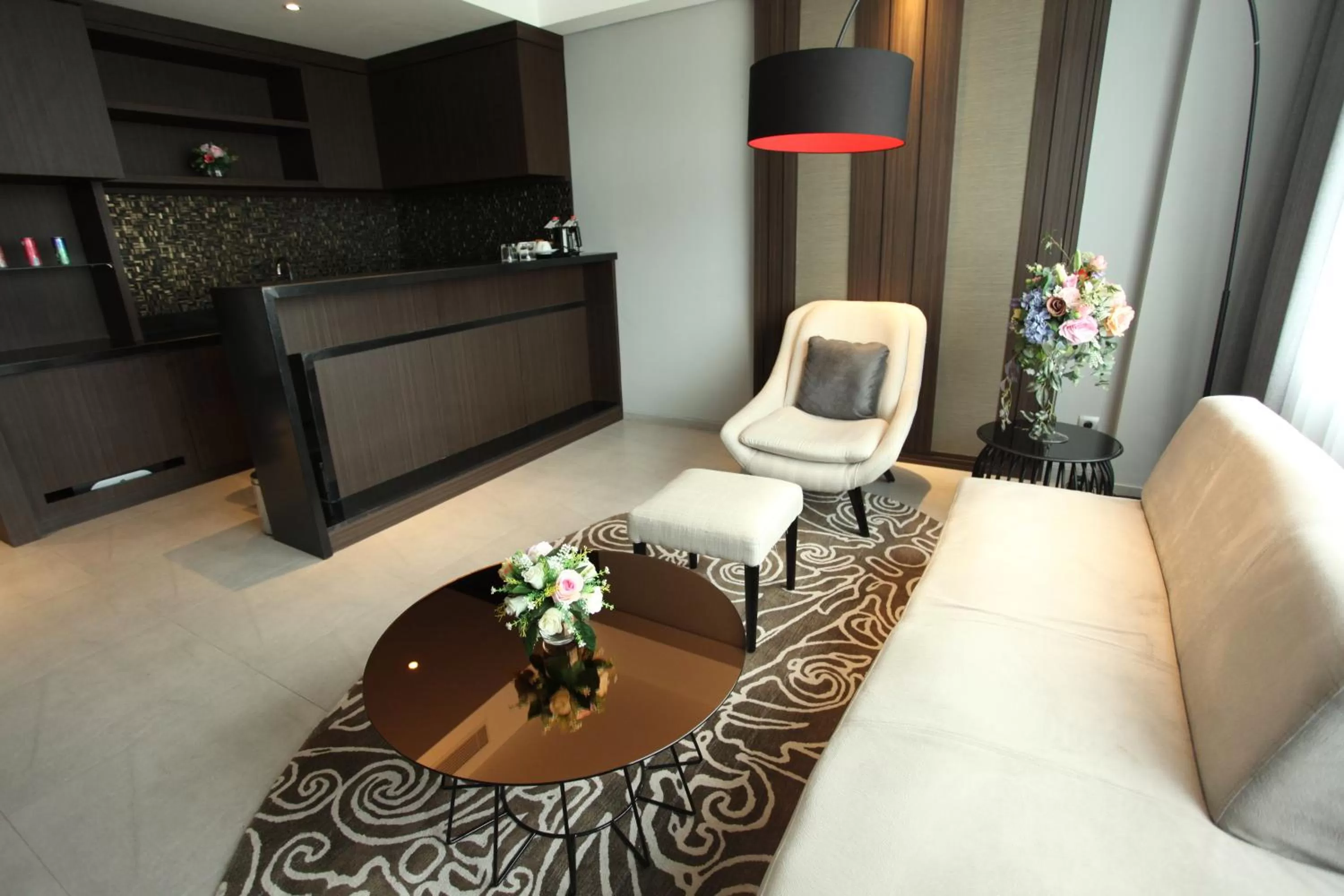Living room in Midtown Hotel Samarinda