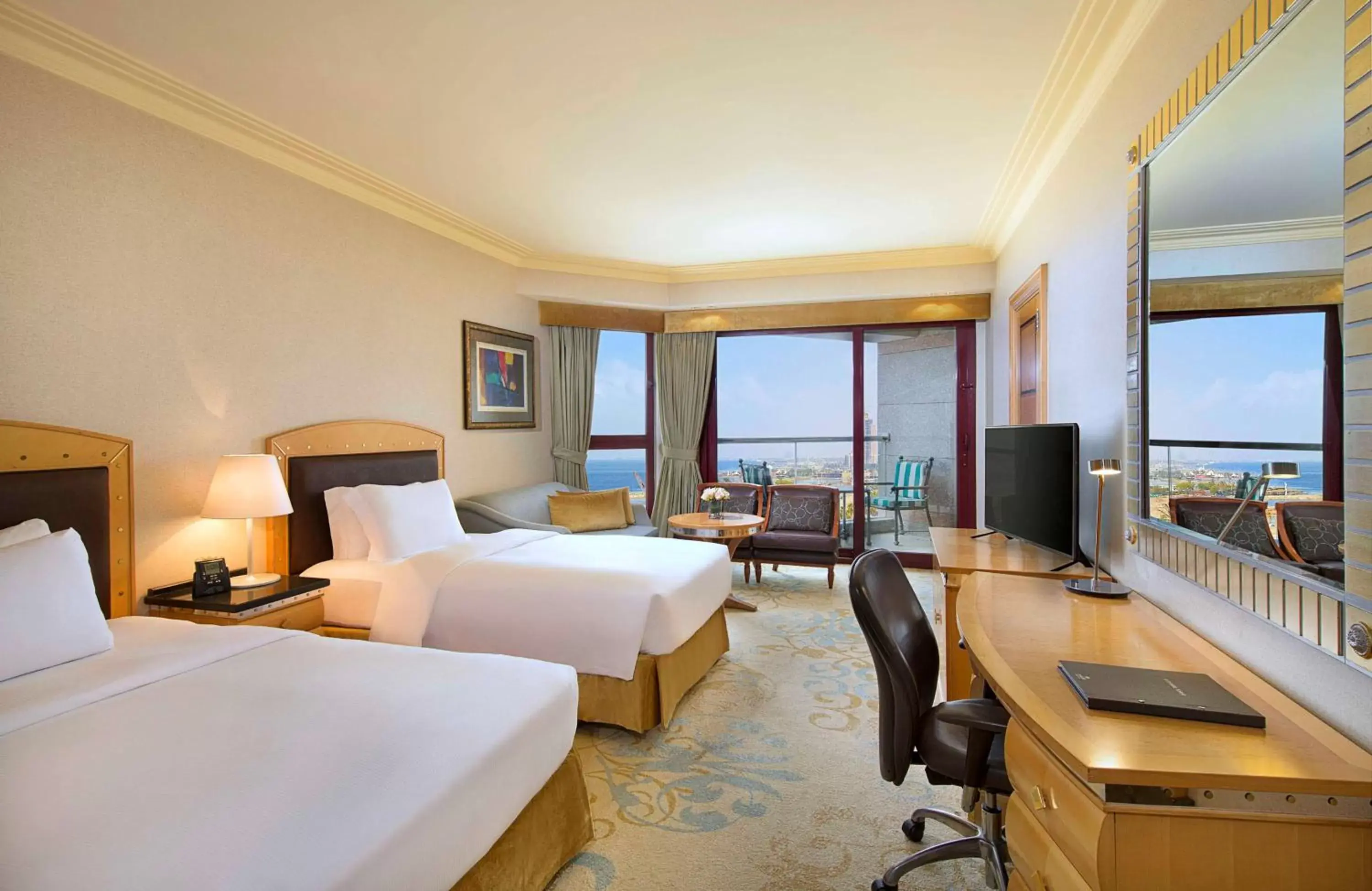 Bedroom in Jeddah Hilton