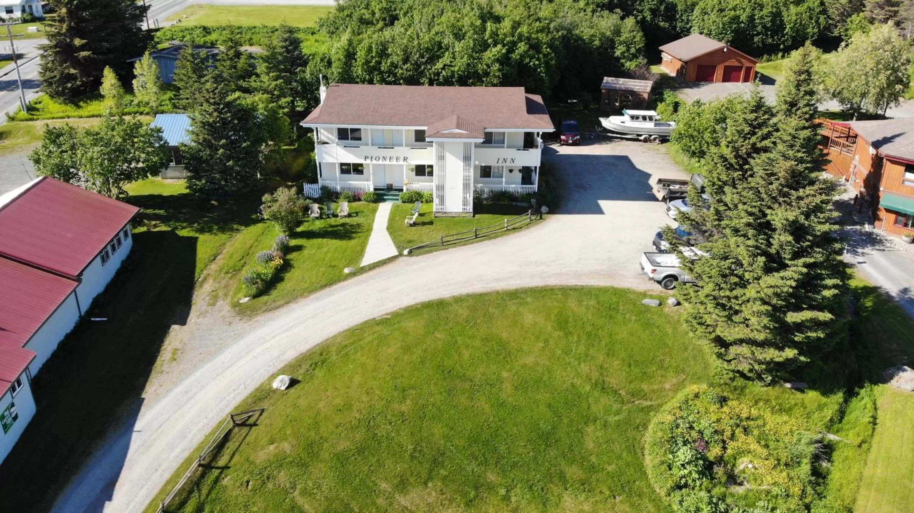 Bird's eye view in Pioneer Inn Downtown
