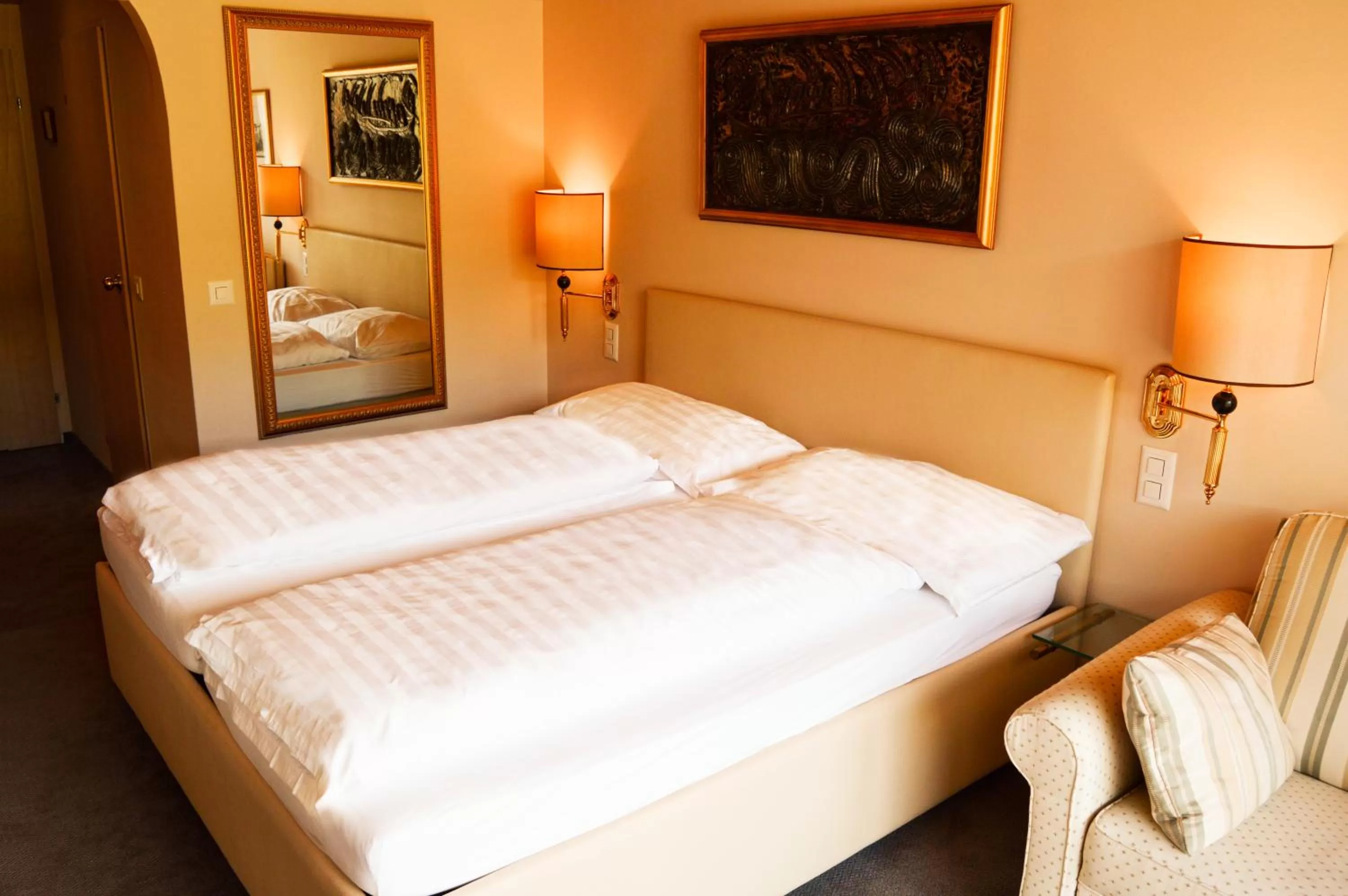 Bedroom, Bed in Hostel Flims